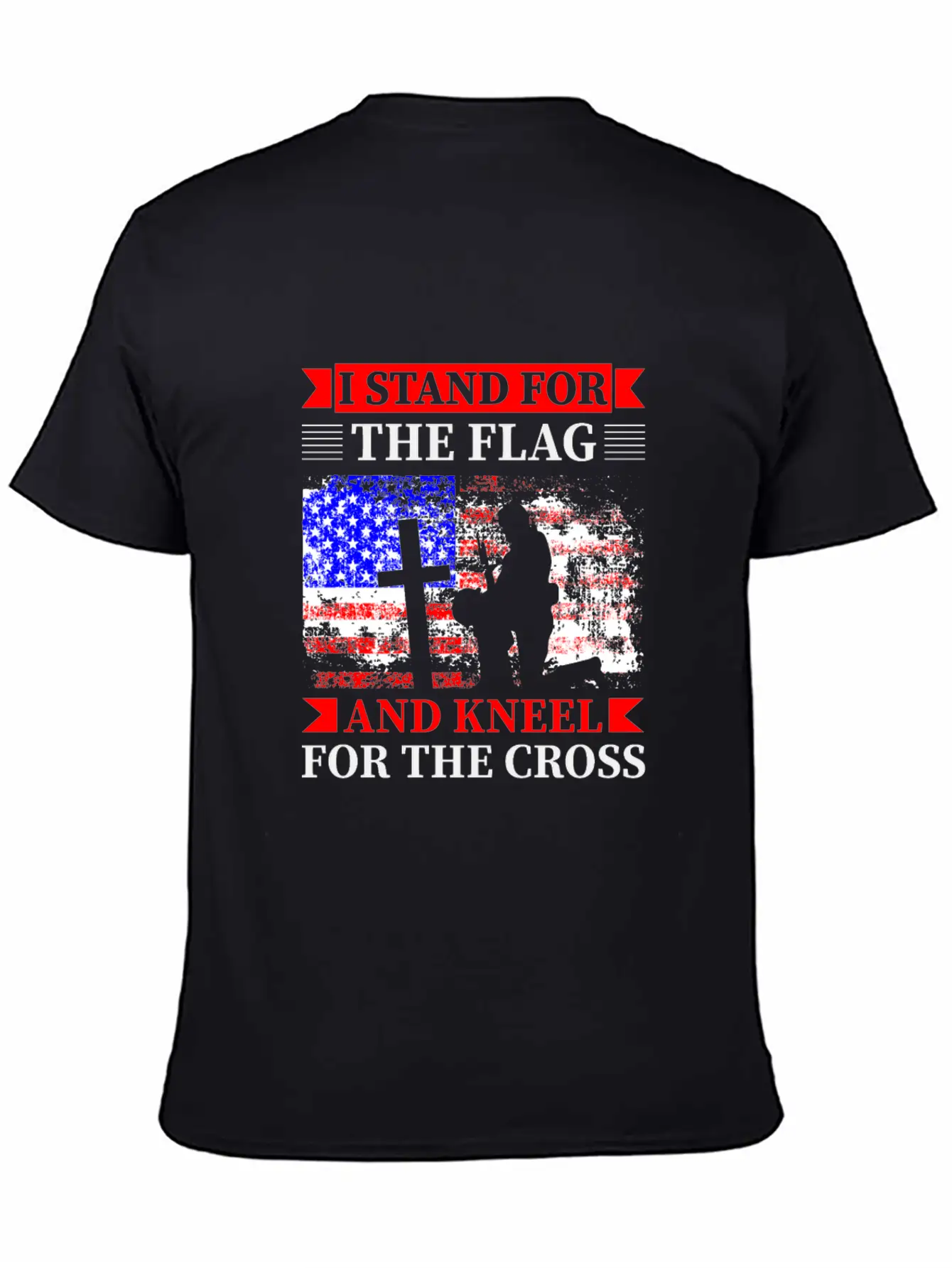 Stand For The Flag Kneel For The Cross Timeless Short Sleeve Tee – Comfy And Minimalist Design