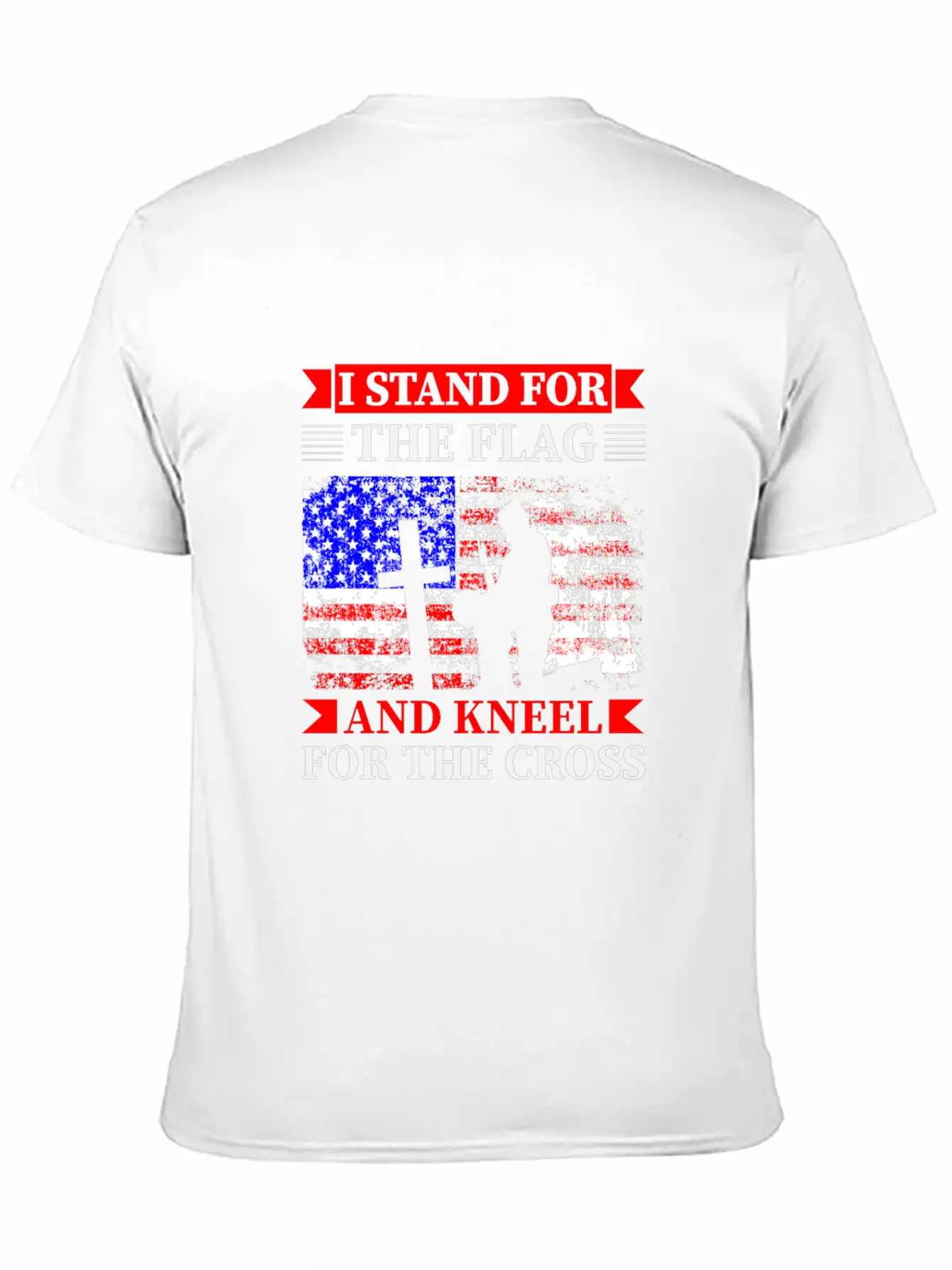 Stand For The Flag Kneel For The Cross Timeless Short Sleeve Tee – Comfy And Minimalist Design