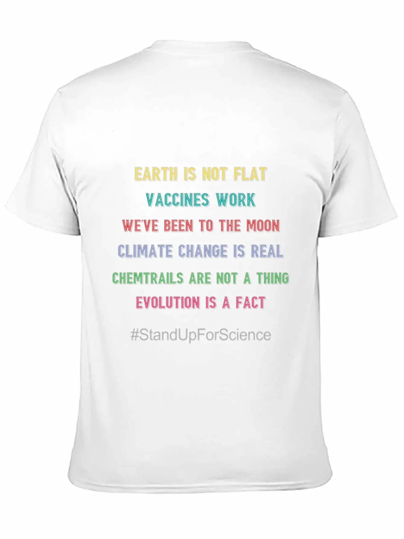 Stand Up For Science Earth Day Gift T Shirt Basic Graphic T-Shirt – Daily Comfort In Soft Cotton