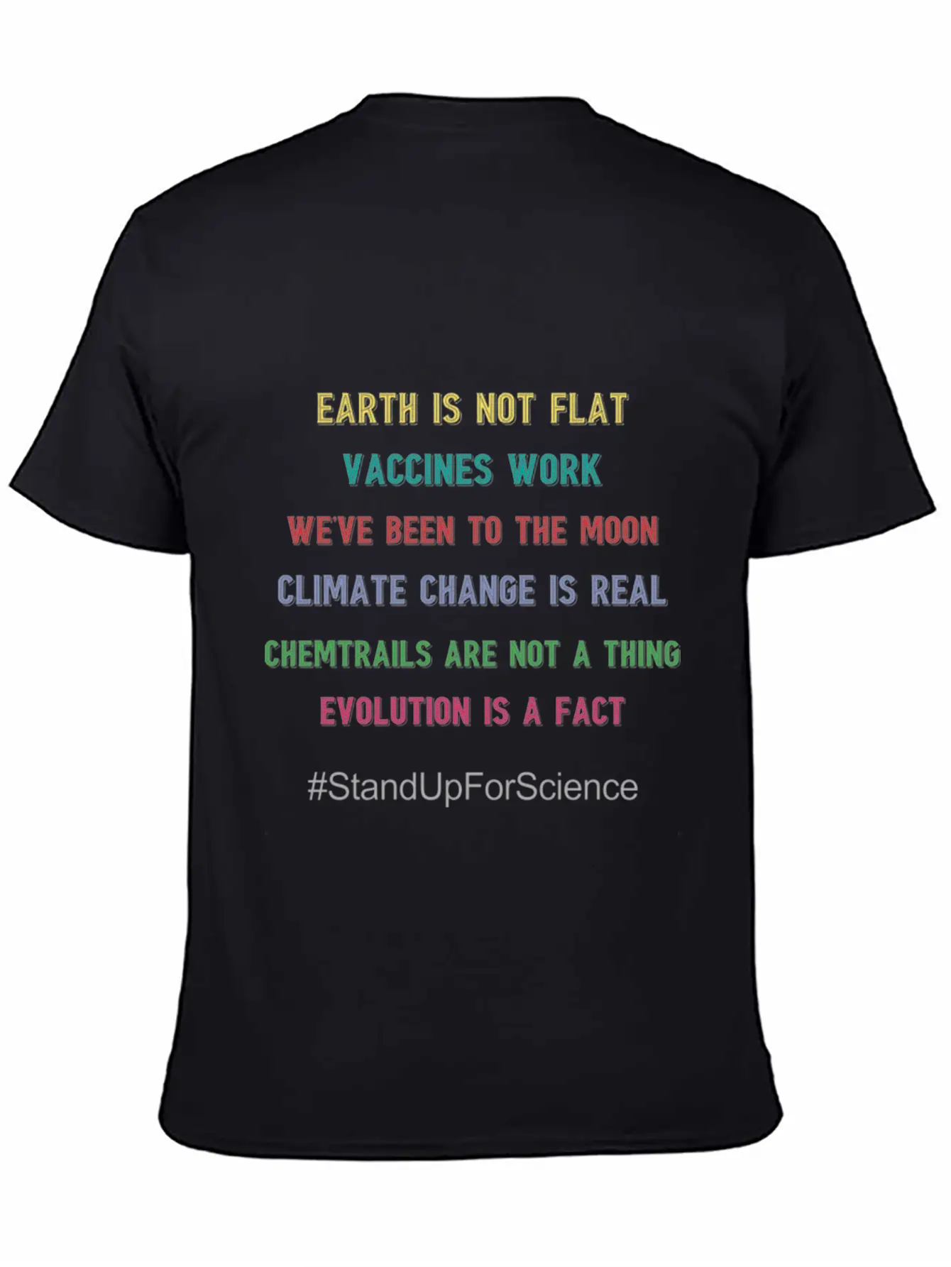 Stand Up For Science Earth Day Gift T Shirt Basic Graphic T-Shirt – Daily Comfort In Soft Cotton