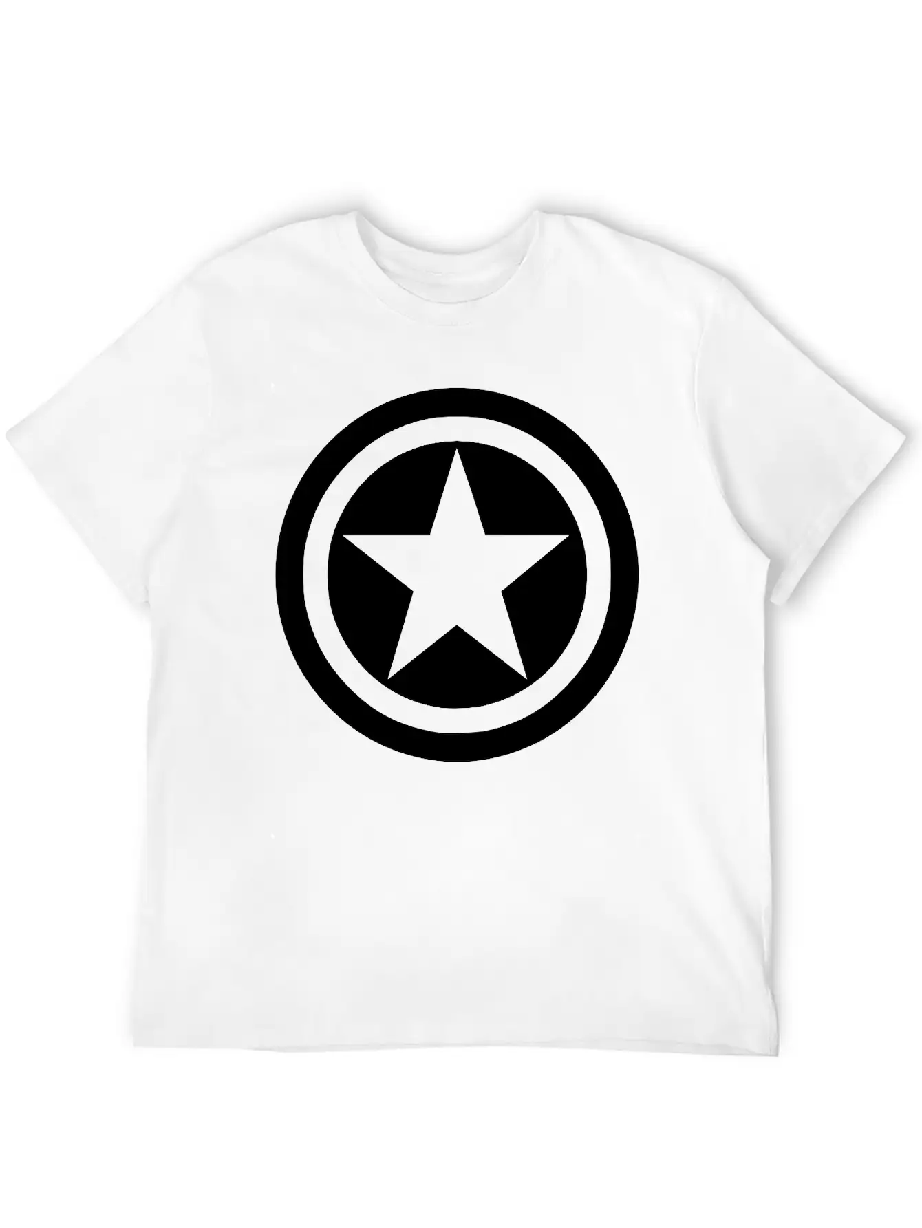 Star In Circles Relaxed Everyday Tee – Lightweight And Durable Cotton