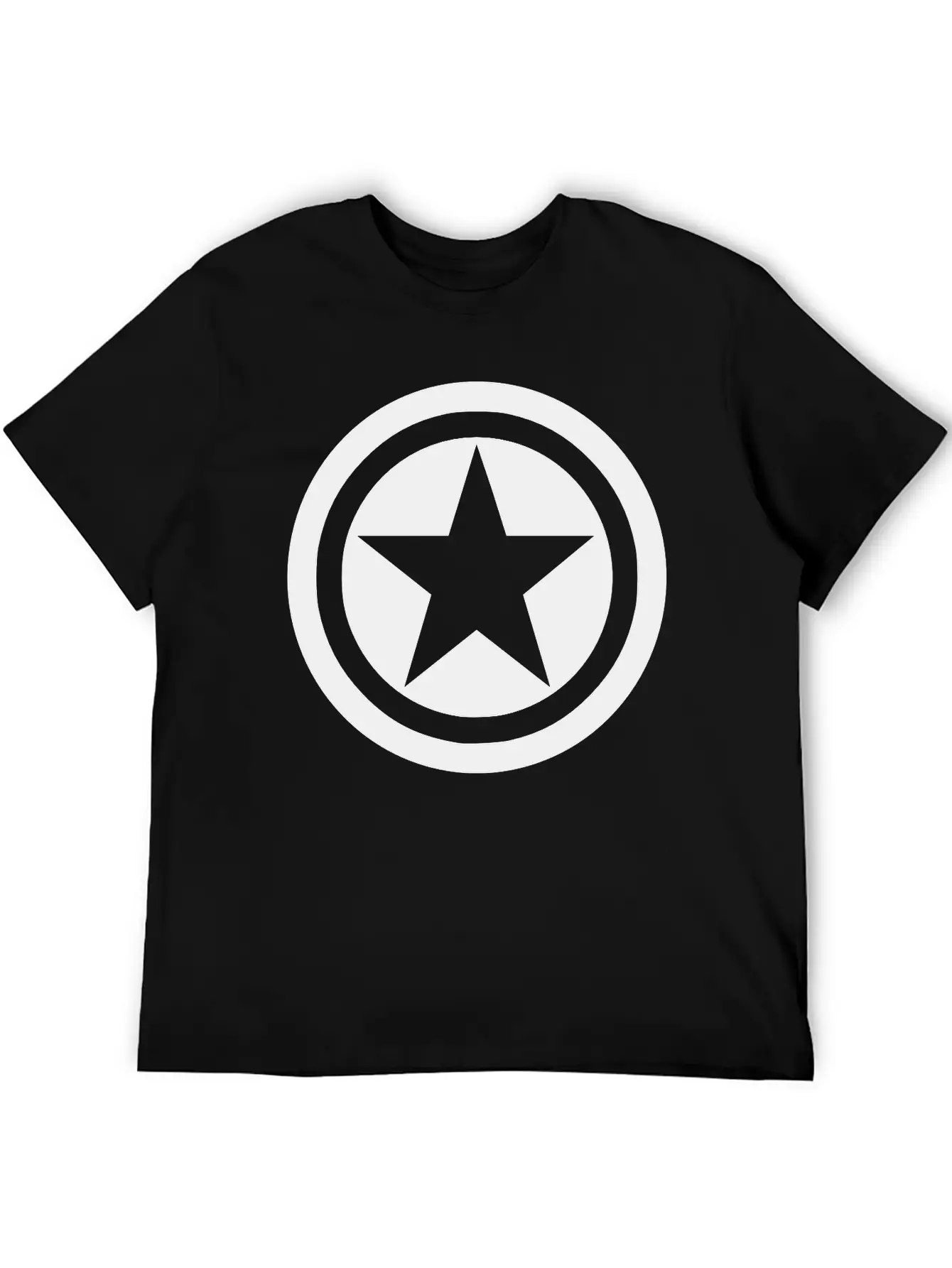 Star In Circles Relaxed Everyday Tee – Lightweight And Durable Cotton