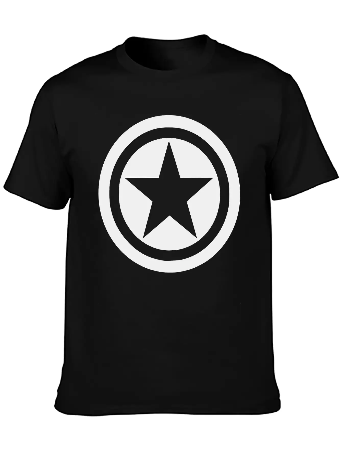 Star In Circles Relaxed Everyday Tee – Lightweight And Durable Cotton