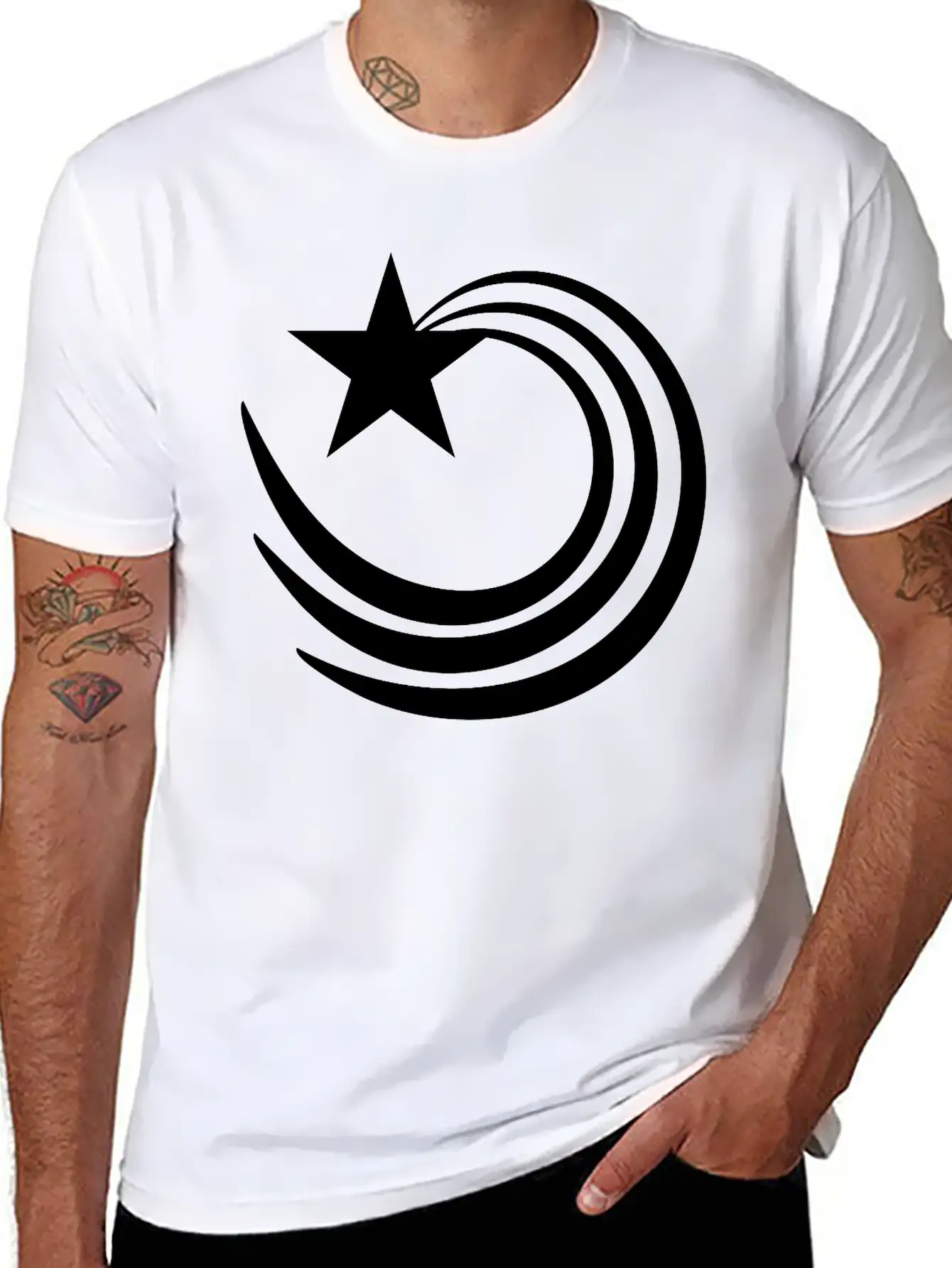 Star Logo Basic Graphic T-Shirt – Daily Comfort In Soft Cotton