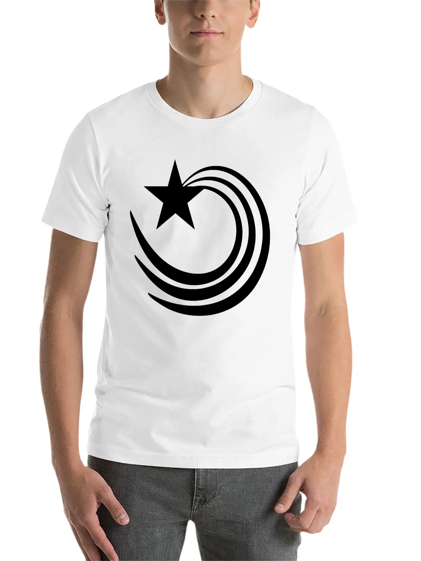 Star Logo Basic Graphic T-Shirt – Daily Comfort In Soft Cotton