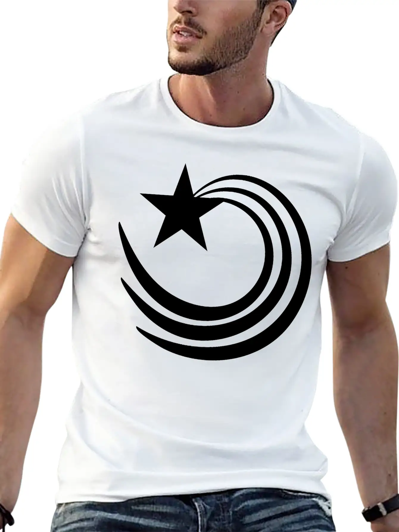 Star Logo Basic Graphic T-Shirt – Daily Comfort In Soft Cotton