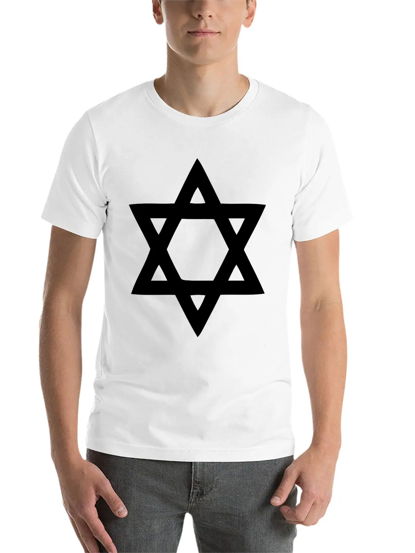 Star Of David Stylish Everyday T-Shirt – Unisex Basic Cotton Tee