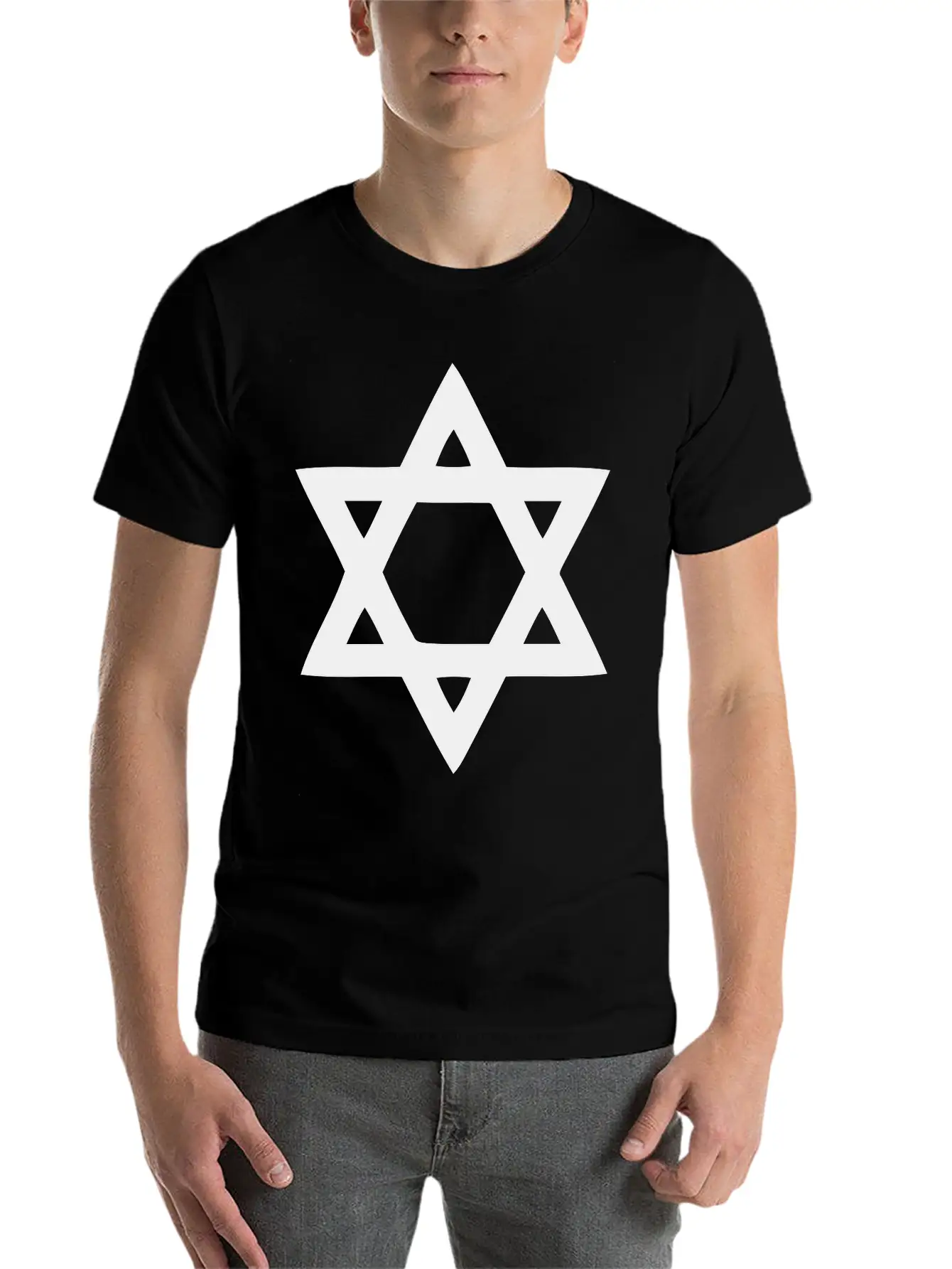 Star Of David Stylish Everyday T-Shirt – Unisex Basic Cotton Tee