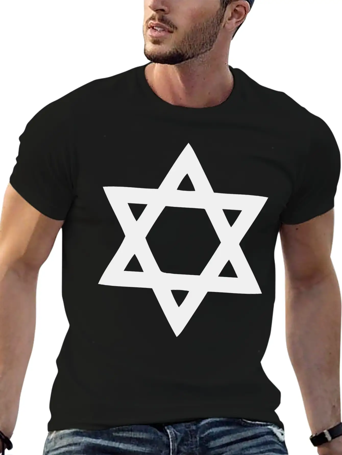 Star Of David Stylish Everyday T-Shirt – Unisex Basic Cotton Tee