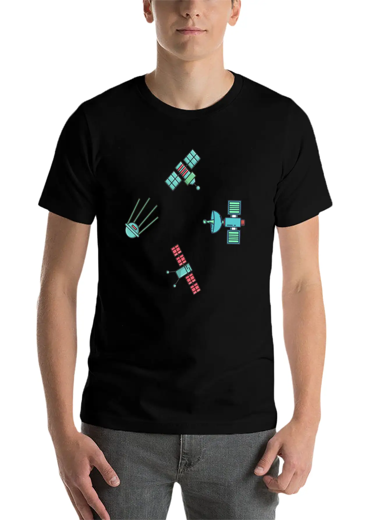Starlighsts Pattern Unisex Short Sleeve Soft Cotton T-Shirt – Casual Everyday Wear