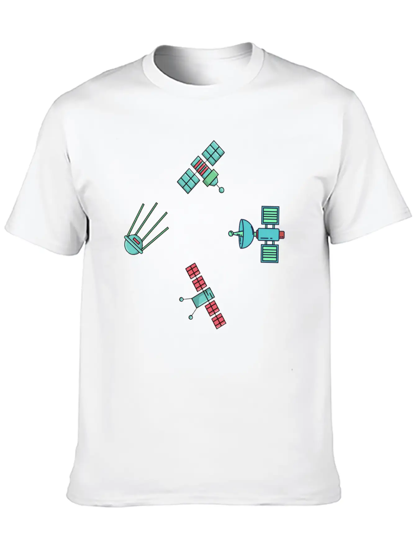 Starlighsts Pattern Unisex Short Sleeve Soft Cotton T-Shirt – Casual Everyday Wear