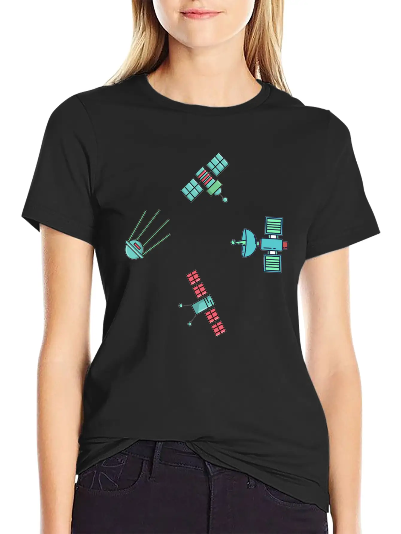 Starlighsts Pattern Unisex Short Sleeve Soft Cotton T-Shirt – Casual Everyday Wear