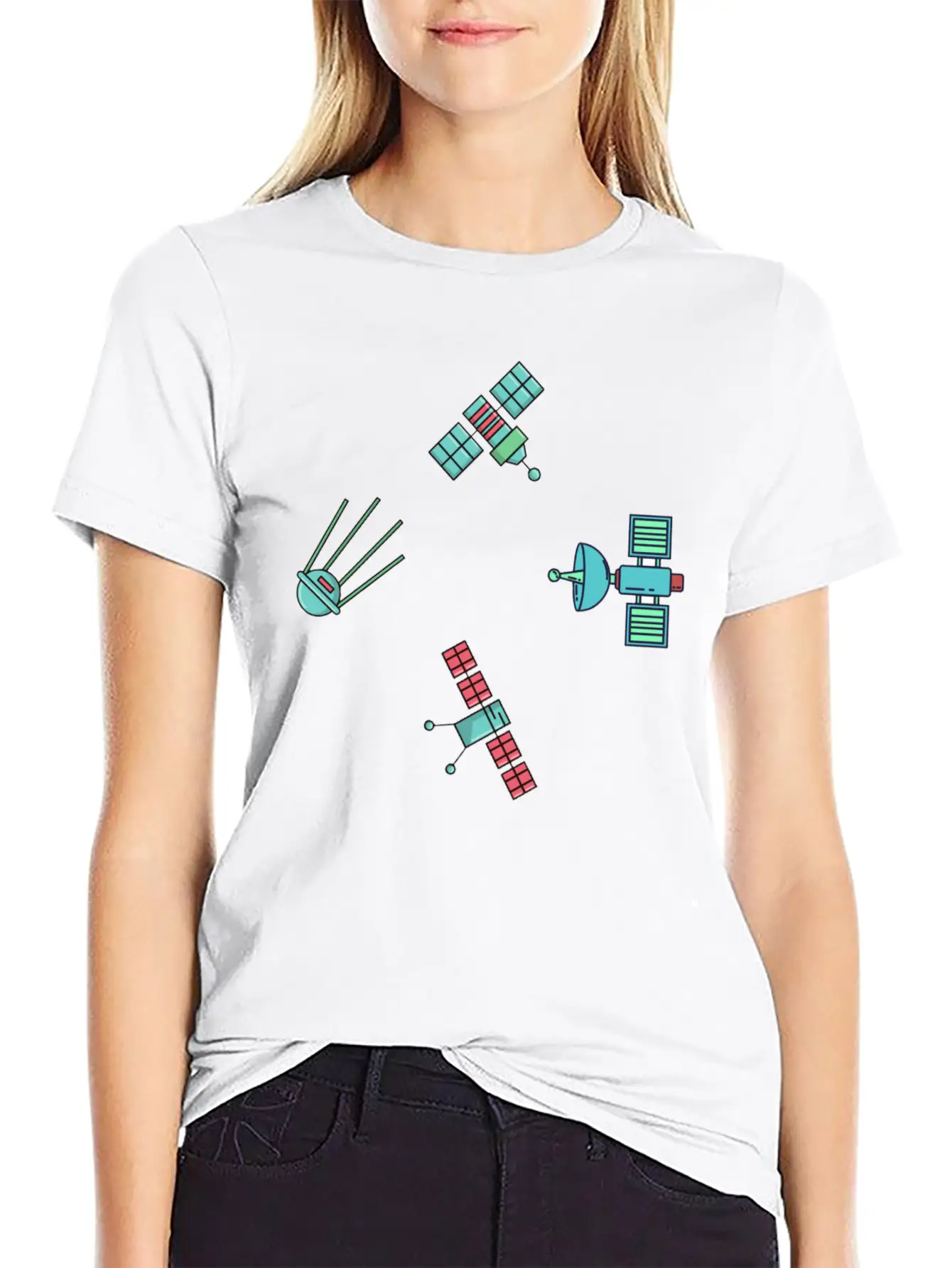 Starlighsts Pattern Unisex Short Sleeve Soft Cotton T-Shirt – Casual Everyday Wear