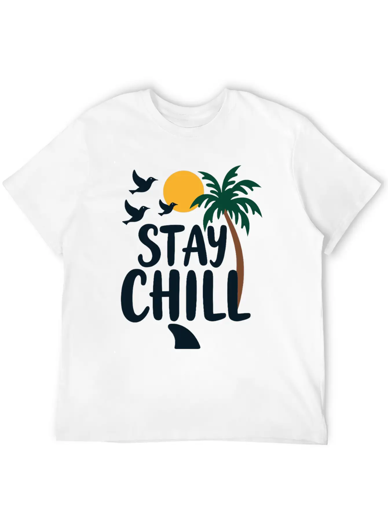 Stay Chill Relaxation Summer Vacation Stylish Everyday T-Shirt – Unisex Basic Cotton Tee
