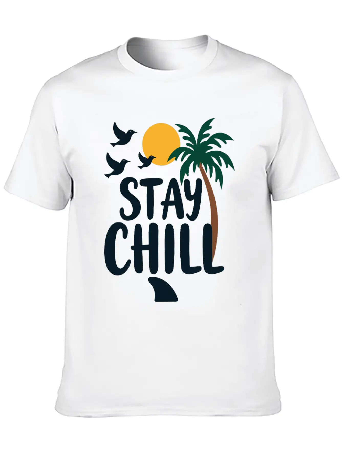 Stay Chill Relaxation Summer Vacation Stylish Everyday T-Shirt – Unisex Basic Cotton Tee