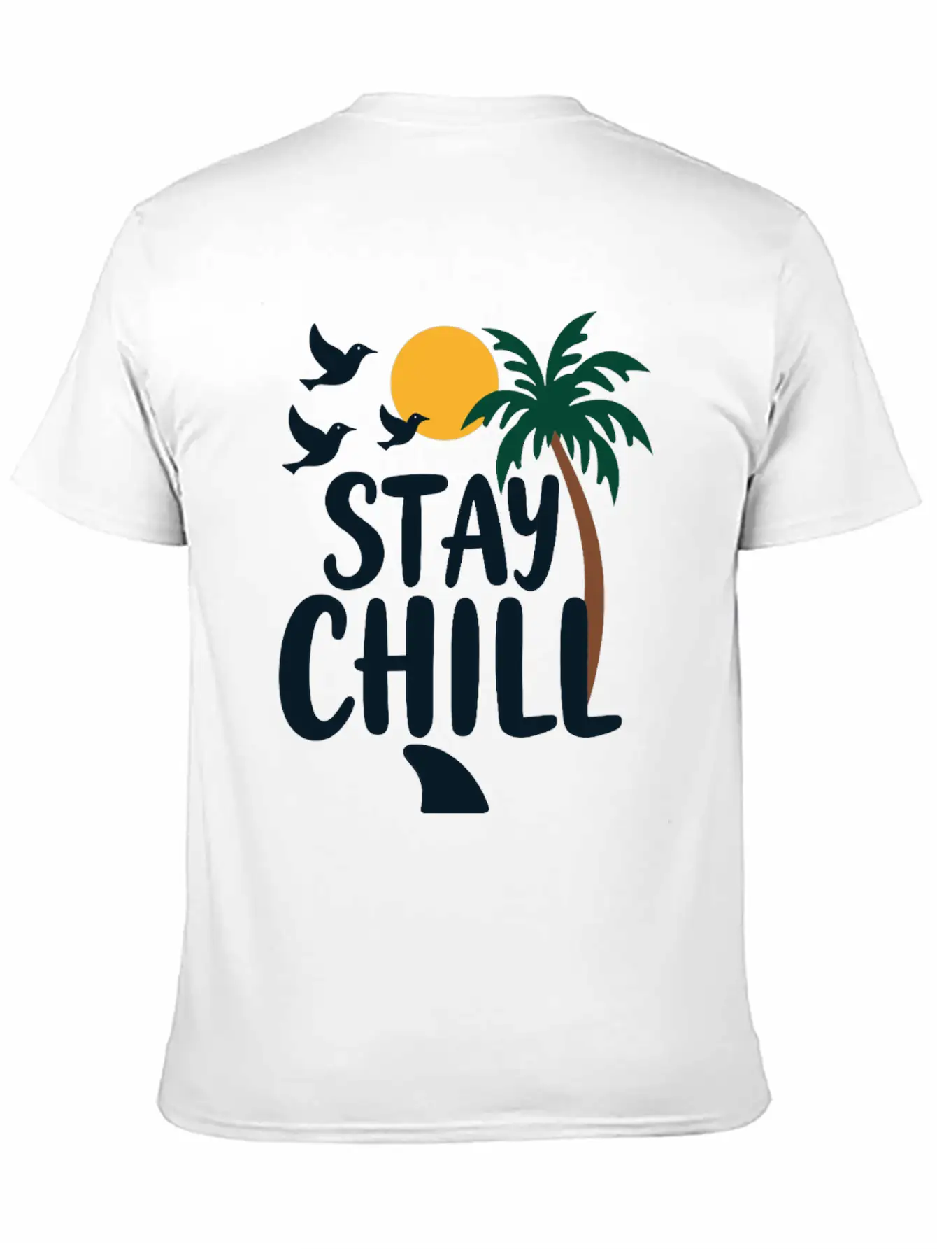 Stay Chill Relaxation Summer Vacation Stylish Everyday T-Shirt – Unisex Basic Cotton Tee