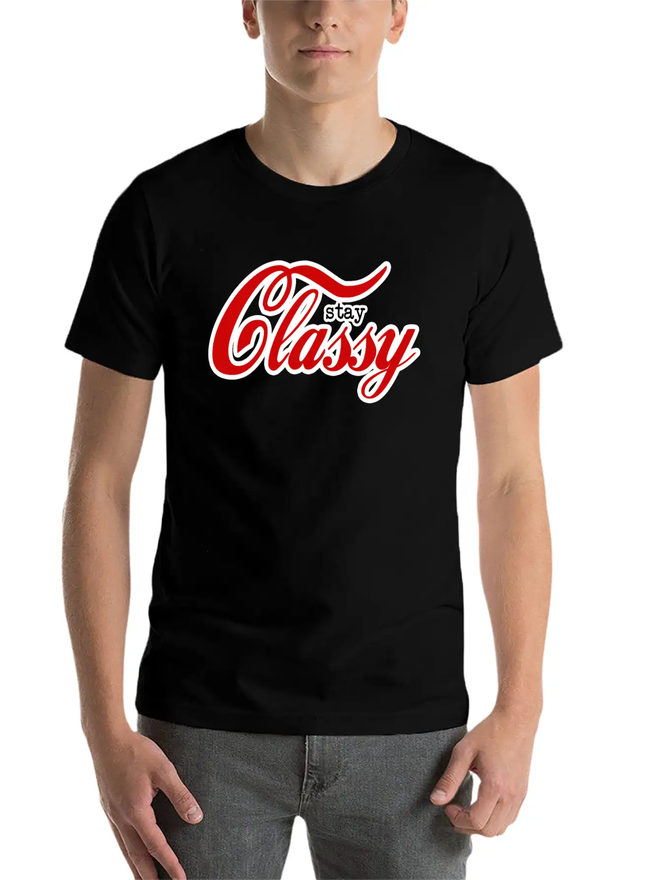 Stay Classy Unisex Short Sleeve Soft Cotton T-Shirt – Casual Everyday Wear