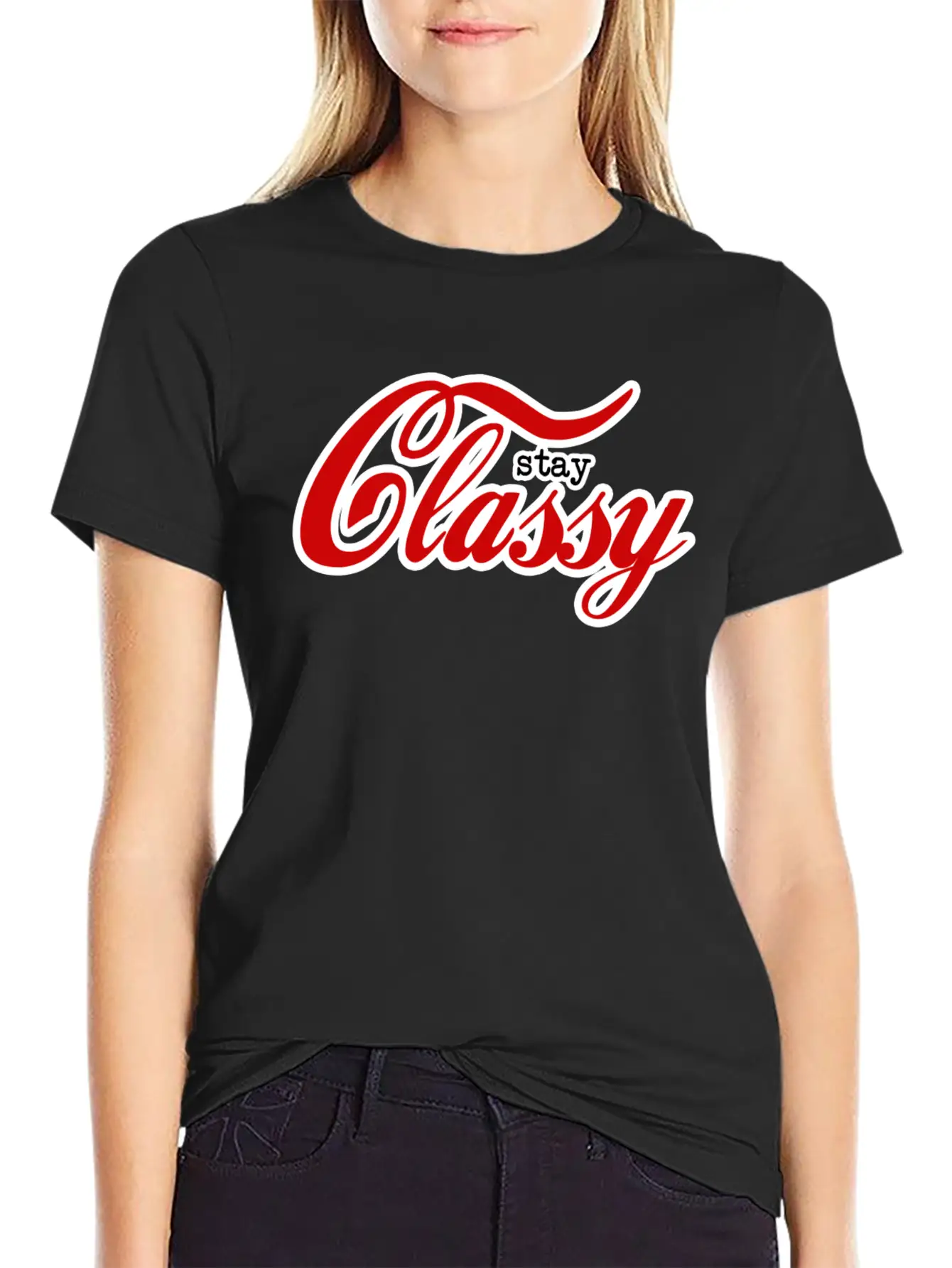 Stay Classy Unisex Short Sleeve Soft Cotton T-Shirt – Casual Everyday Wear