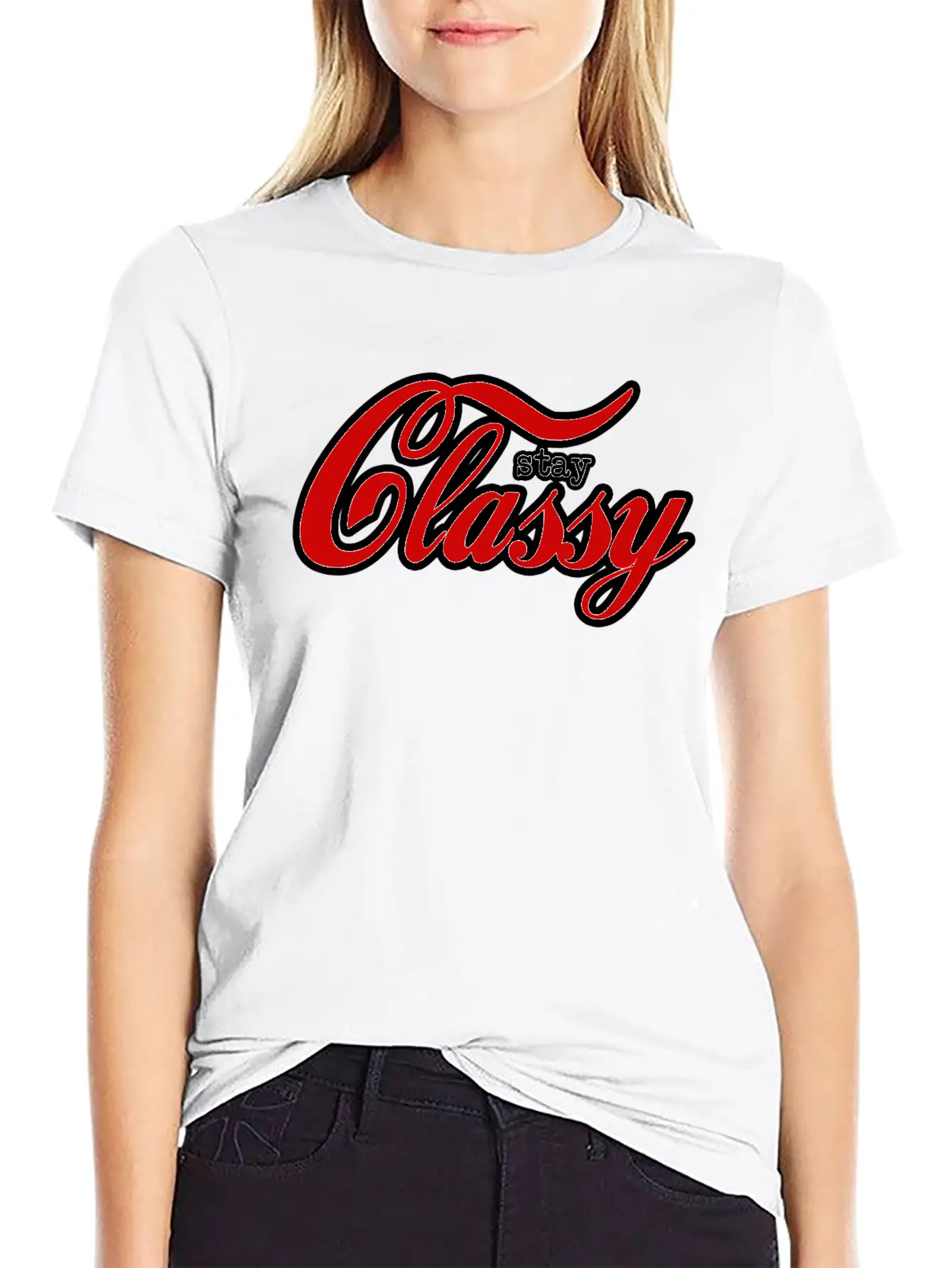 Stay Classy Unisex Short Sleeve Soft Cotton T-Shirt – Casual Everyday Wear