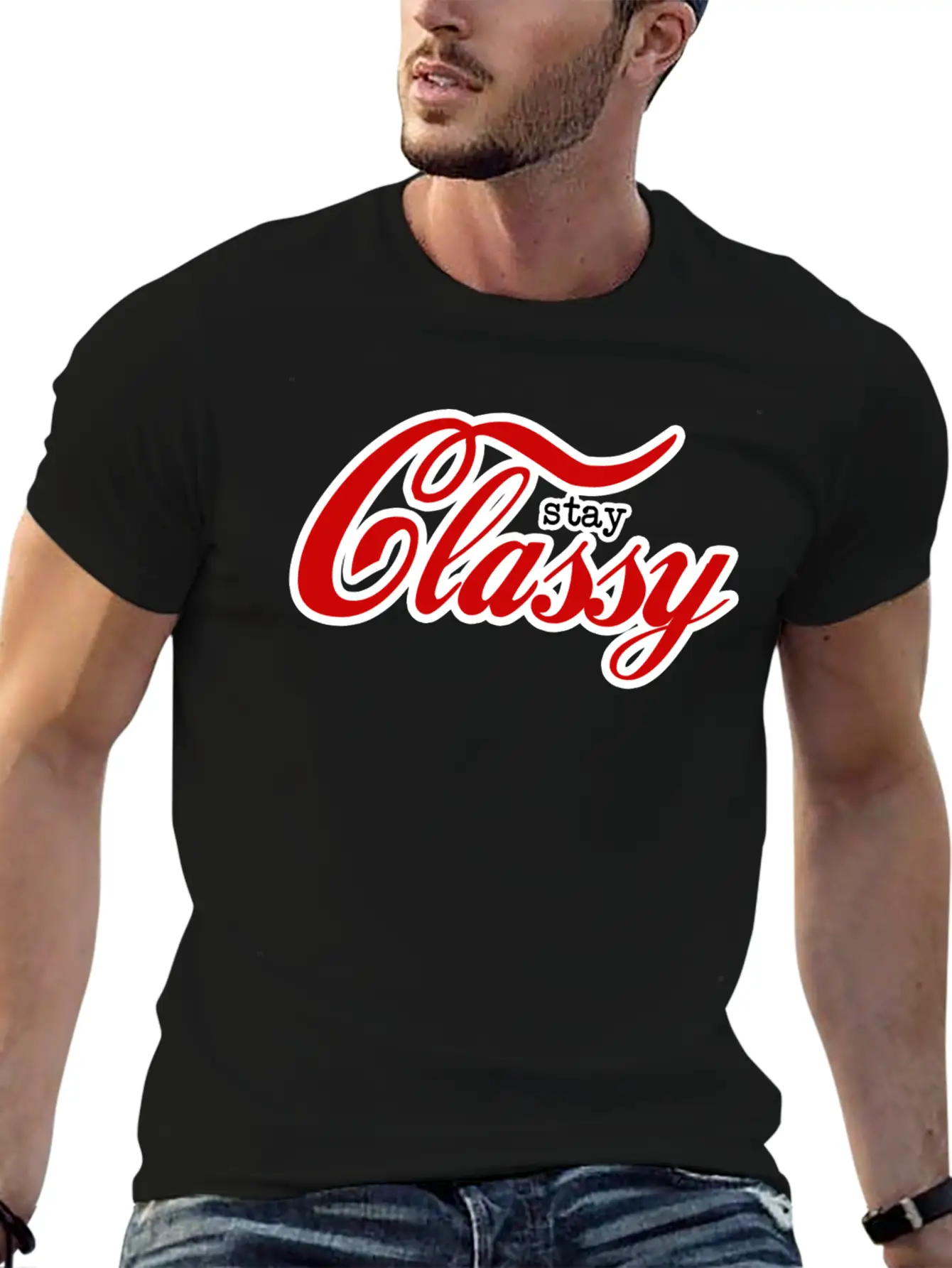 Stay Classy Unisex Short Sleeve Soft Cotton T-Shirt – Casual Everyday Wear