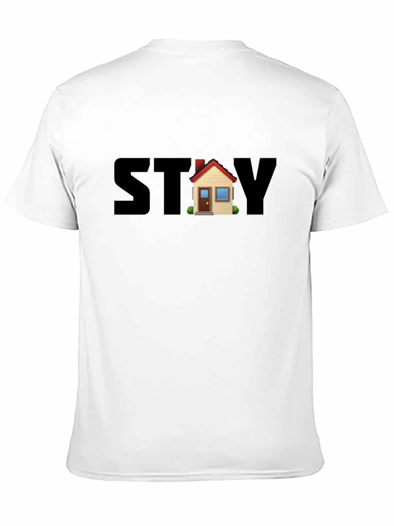Stay Home — Corona Virus 2020 Unisex Short Sleeve Soft Cotton T-Shirt – Casual Everyday Wear