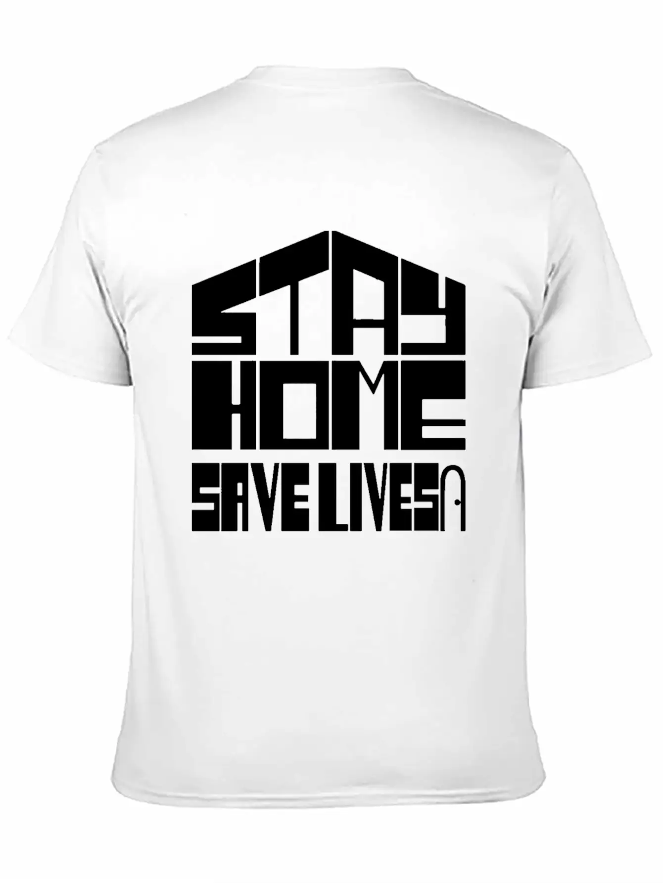 Stay Home Save Lives Unisex Casual T-Shirt – Clean Design For Daily Comfort
