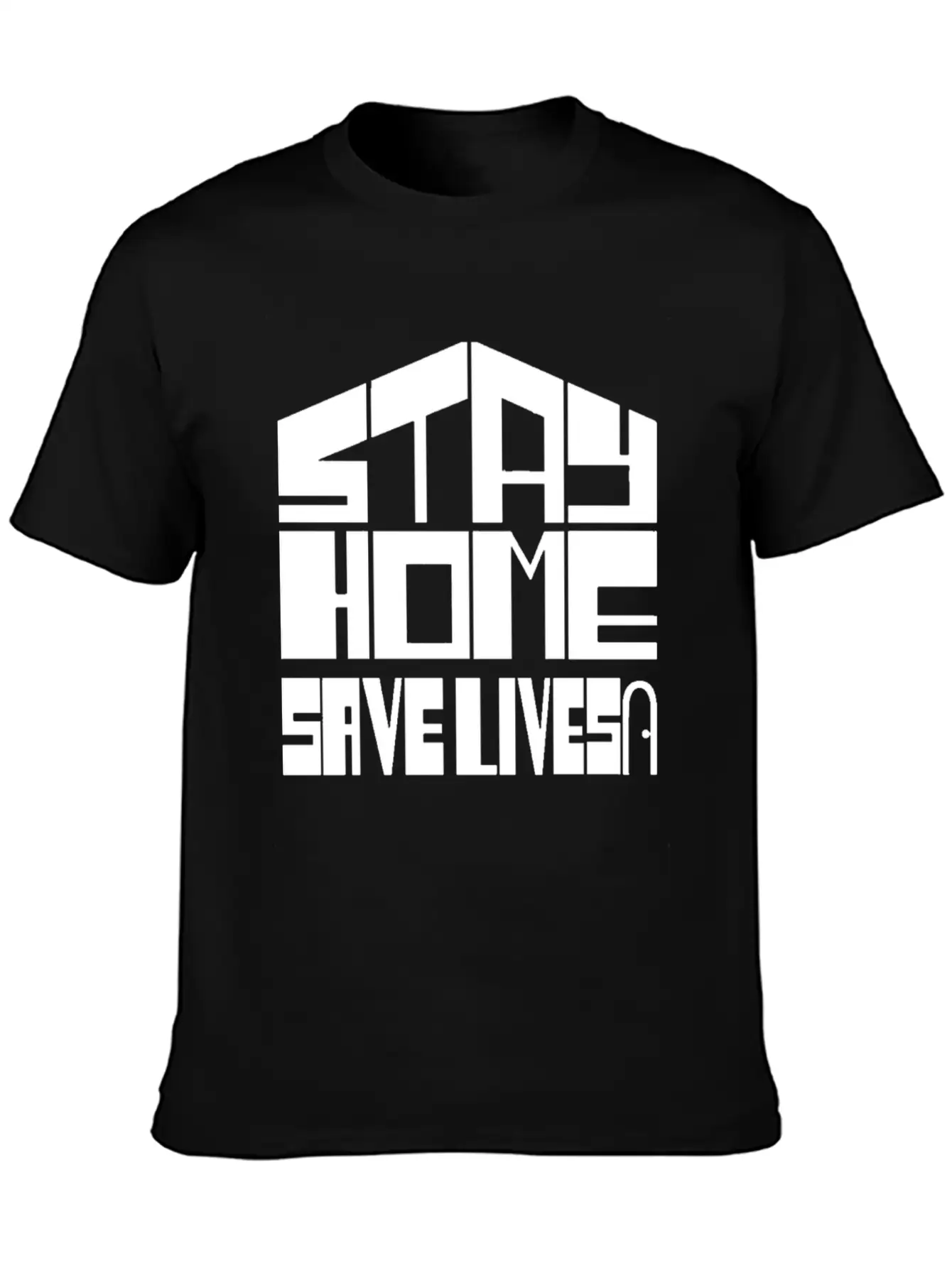 Stay Home Save Lives Unisex Casual T-Shirt – Clean Design For Daily Comfort