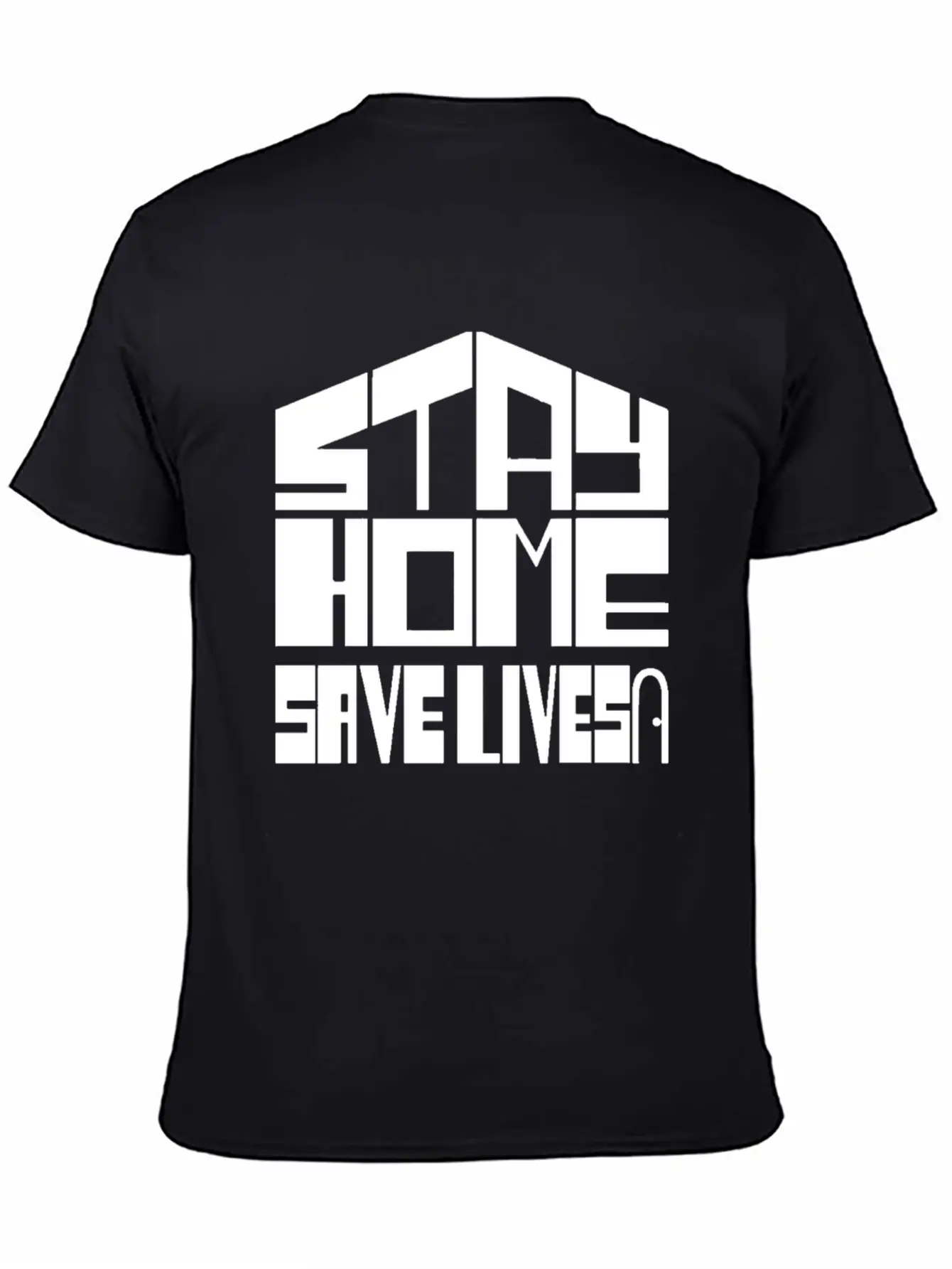 Stay Home Save Lives Unisex Casual T-Shirt – Clean Design For Daily Comfort