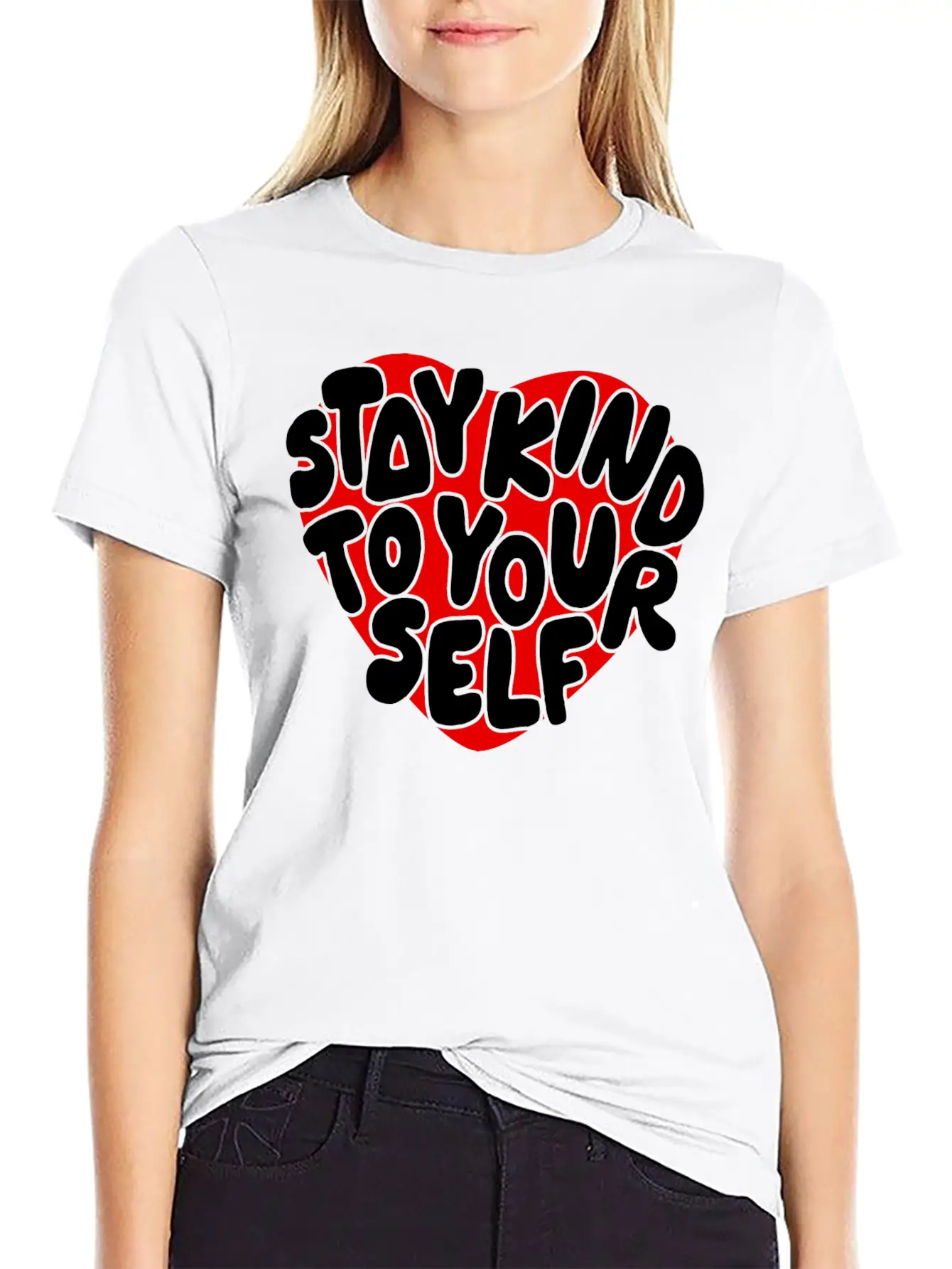 Stay Kind To Your Self Essential Unisex Summer Tee – Soft Cotton Casual Fit