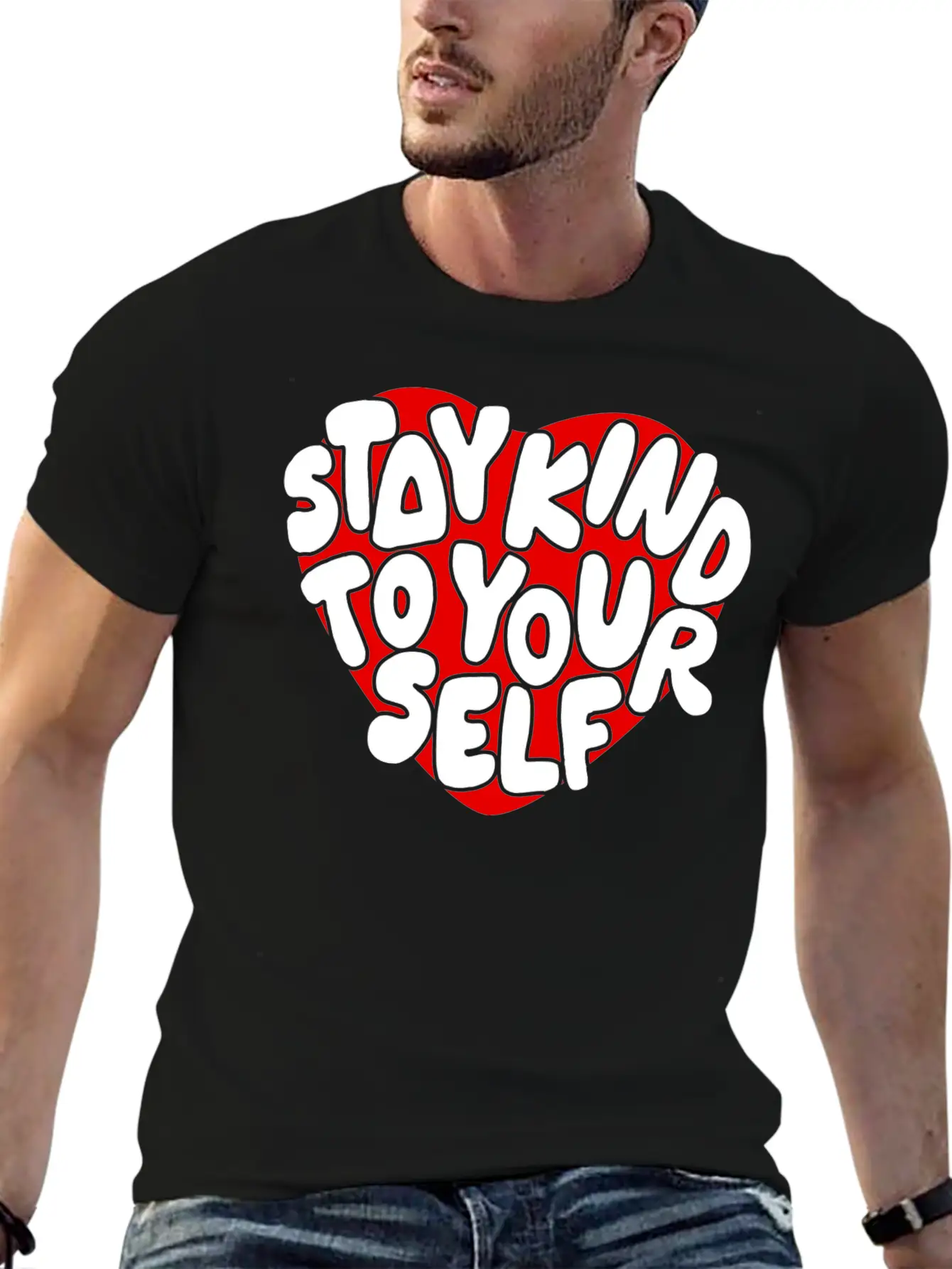 Stay Kind To Your Self Essential Unisex Summer Tee – Soft Cotton Casual Fit