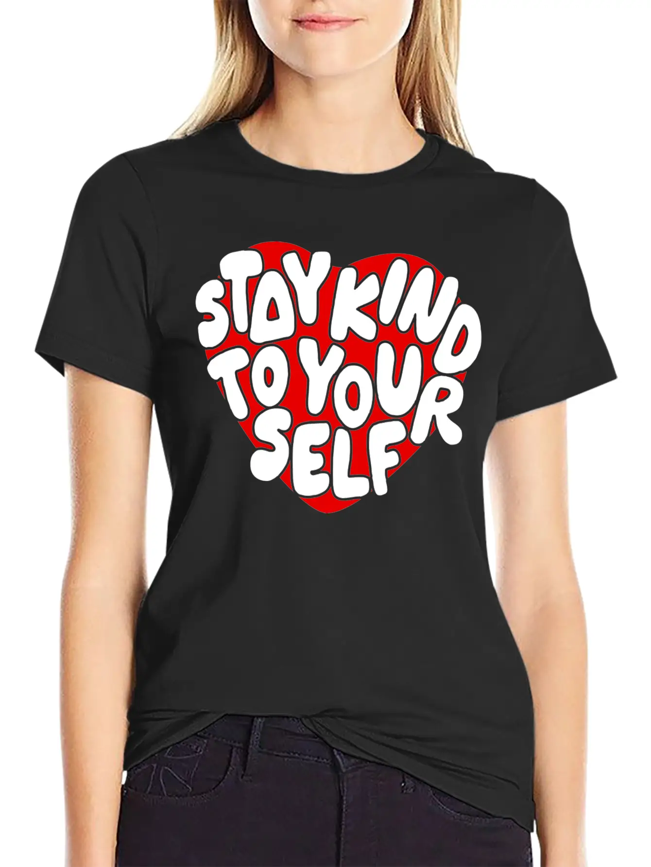 Stay Kind To Your Self Essential Unisex Summer Tee – Soft Cotton Casual Fit