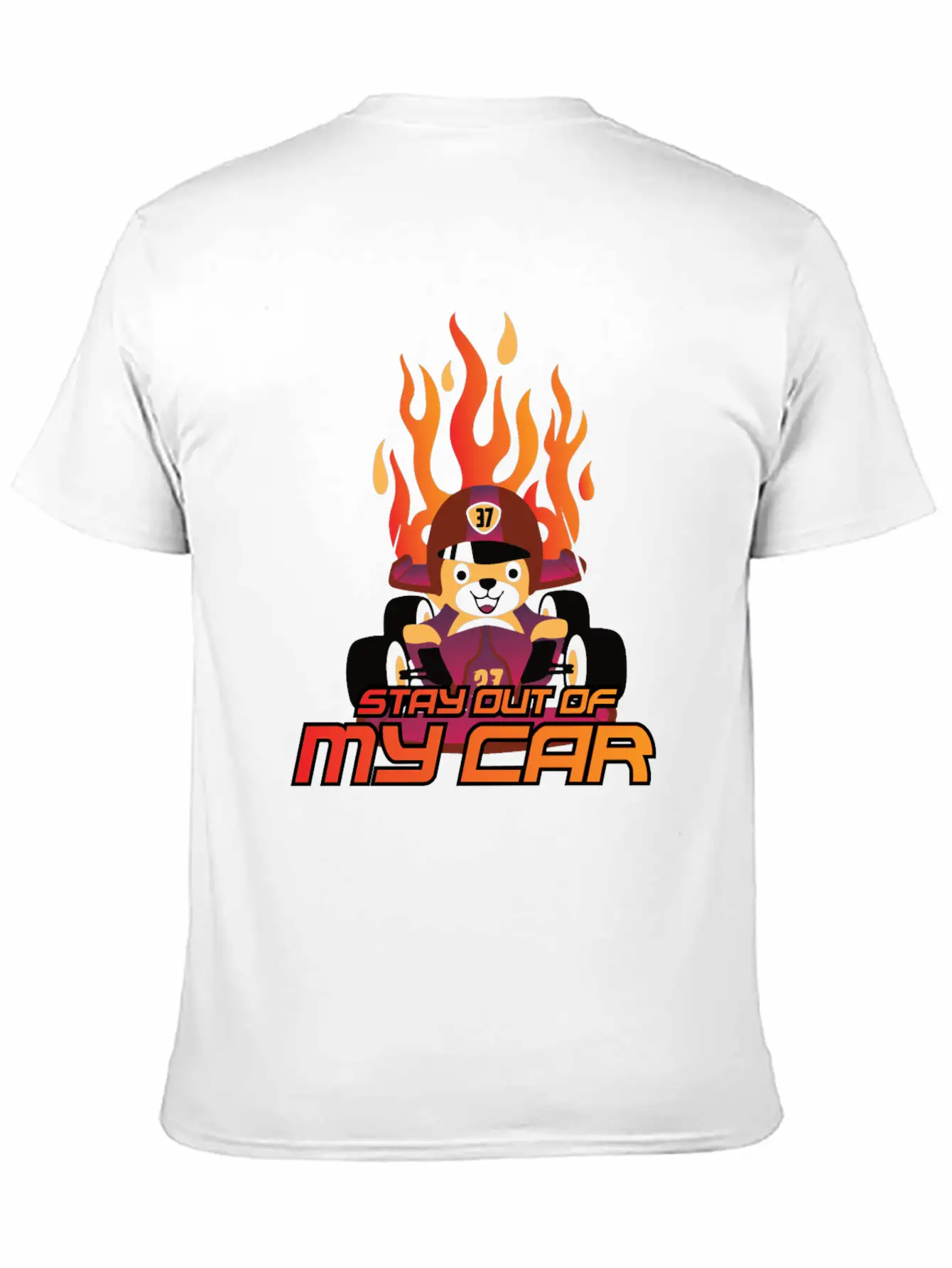 Stay Out Of My Car Basic Graphic T-Shirt – Daily Comfort In Soft Cotton