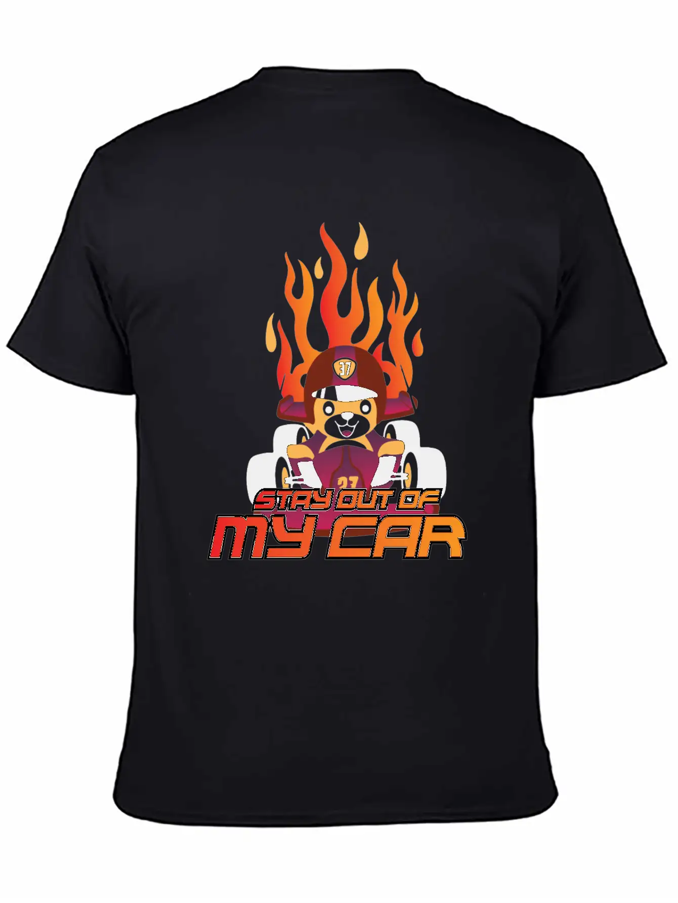Stay Out Of My Car Basic Graphic T-Shirt – Daily Comfort In Soft Cotton