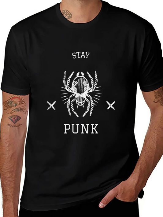 Stay Punk Comfortable Minimalist Graphic Tee – Summer Style Essential