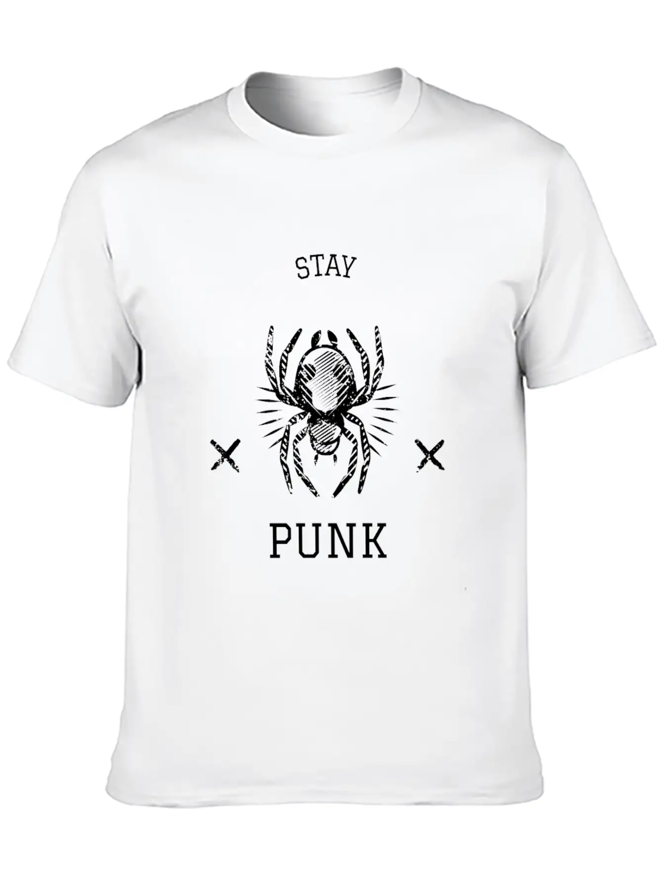 Stay Punk Comfortable Minimalist Graphic Tee – Summer Style Essential
