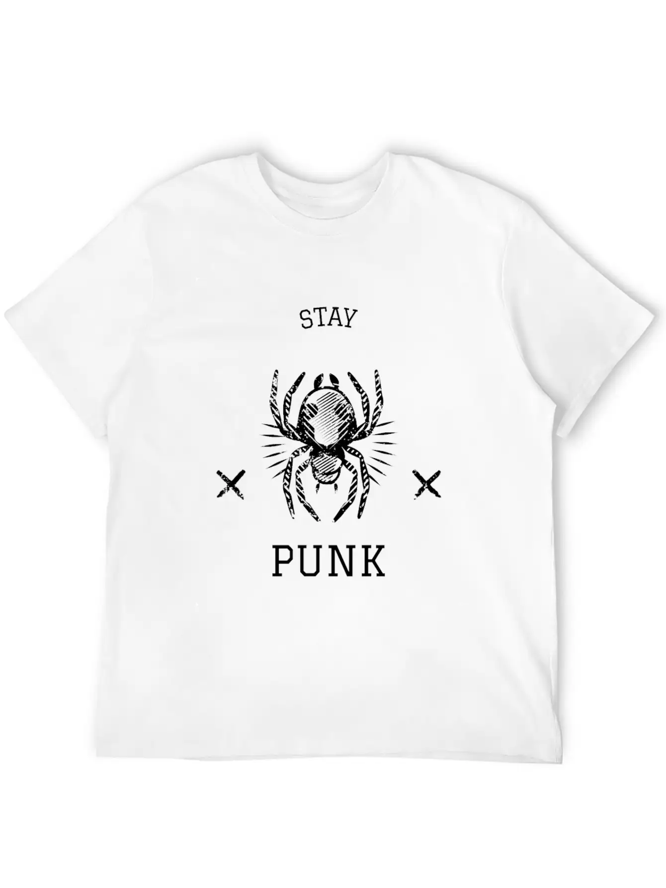 Stay Punk Comfortable Minimalist Graphic Tee – Summer Style Essential