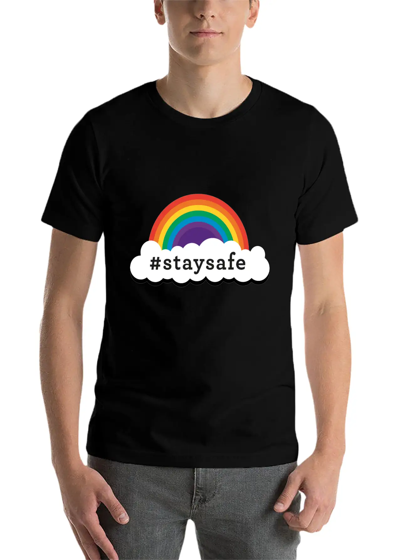 Stay Safe Stylish Everyday T-Shirt – Unisex Basic Cotton Tee