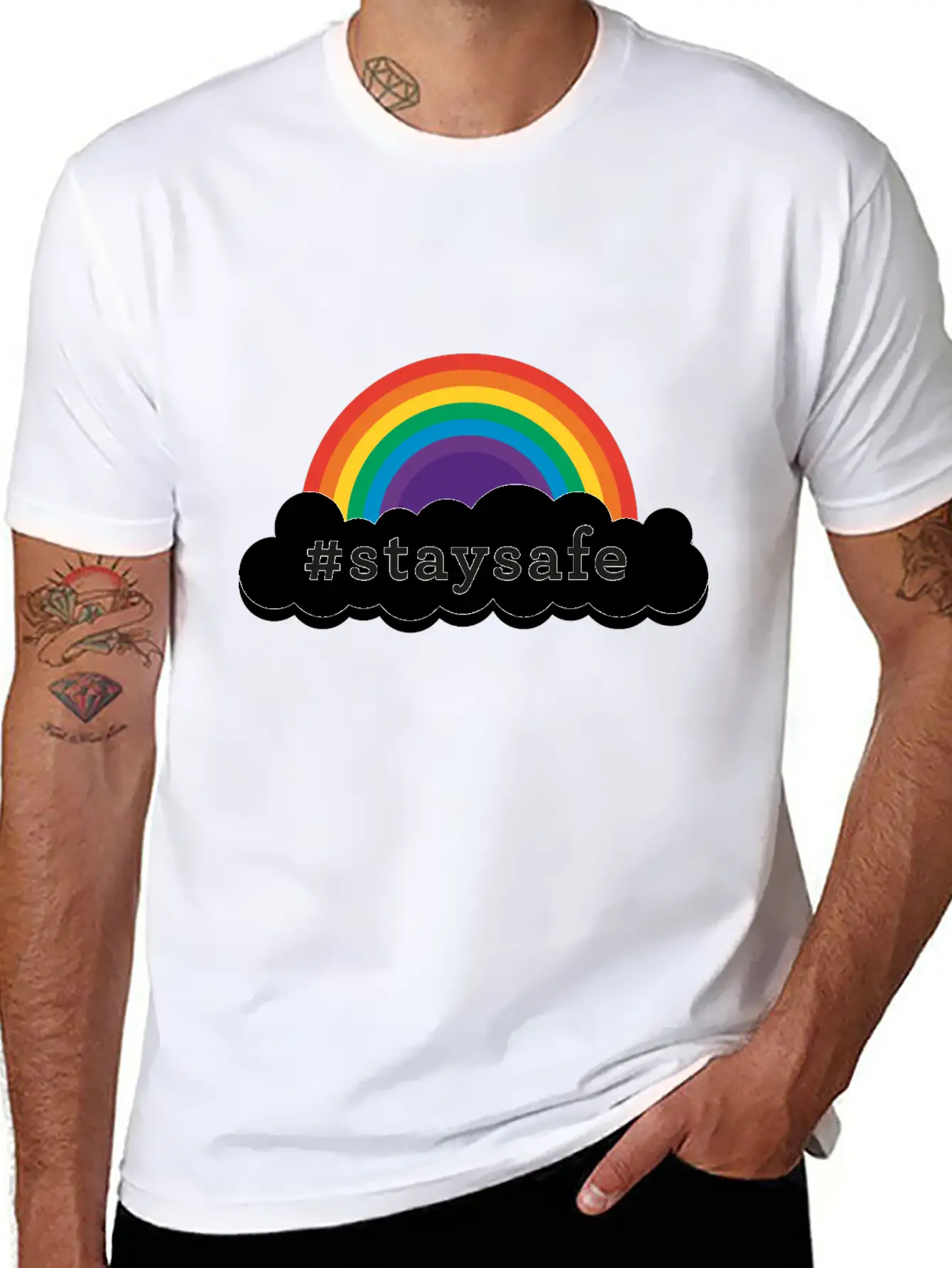 Stay Safe Stylish Everyday T-Shirt – Unisex Basic Cotton Tee