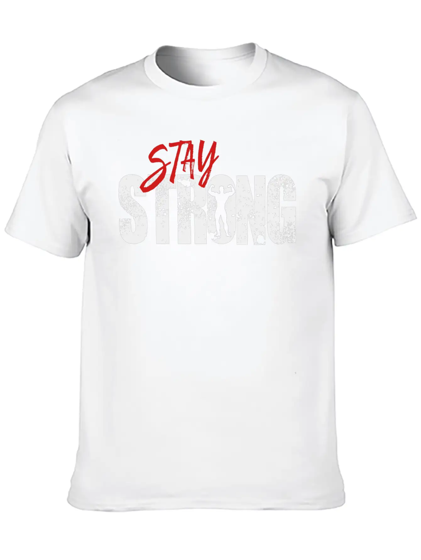 Stay Strong Comfortable Minimalist Graphic Tee – Summer Style Essential