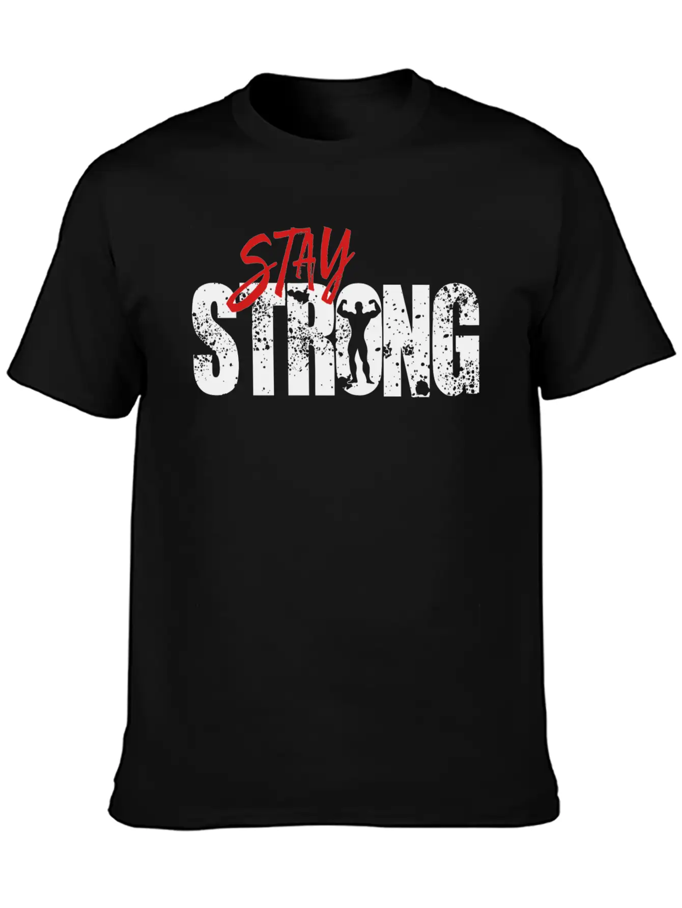 Stay Strong Comfortable Minimalist Graphic Tee – Summer Style Essential