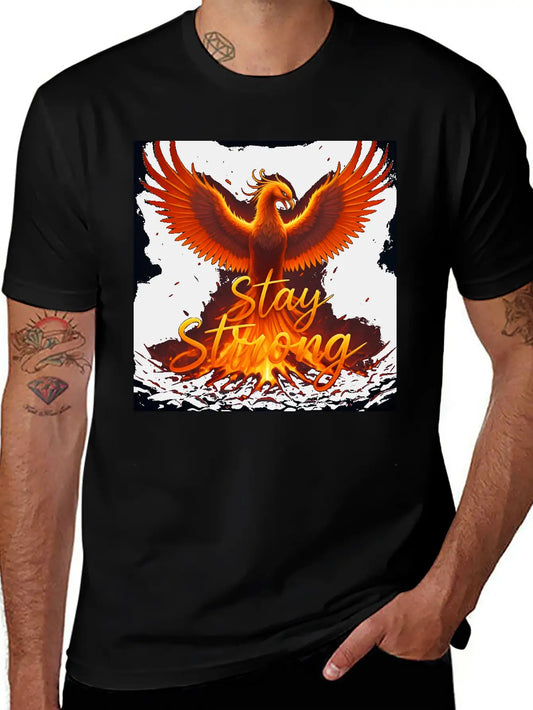 Stay Strong Unisex Short Sleeve Soft Cotton T-Shirt – Casual Everyday Wear