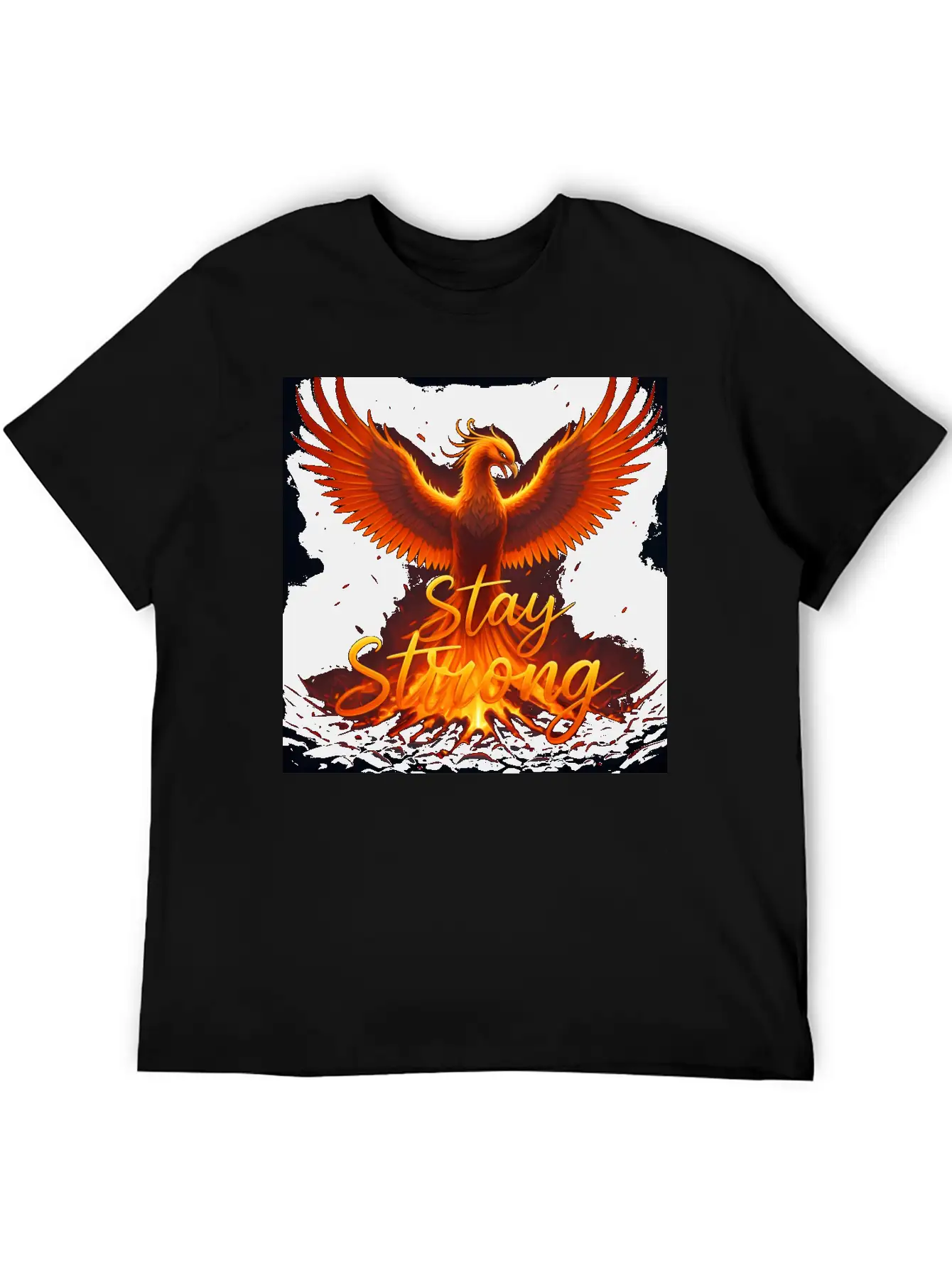 Stay Strong Unisex Short Sleeve Soft Cotton T-Shirt – Casual Everyday Wear