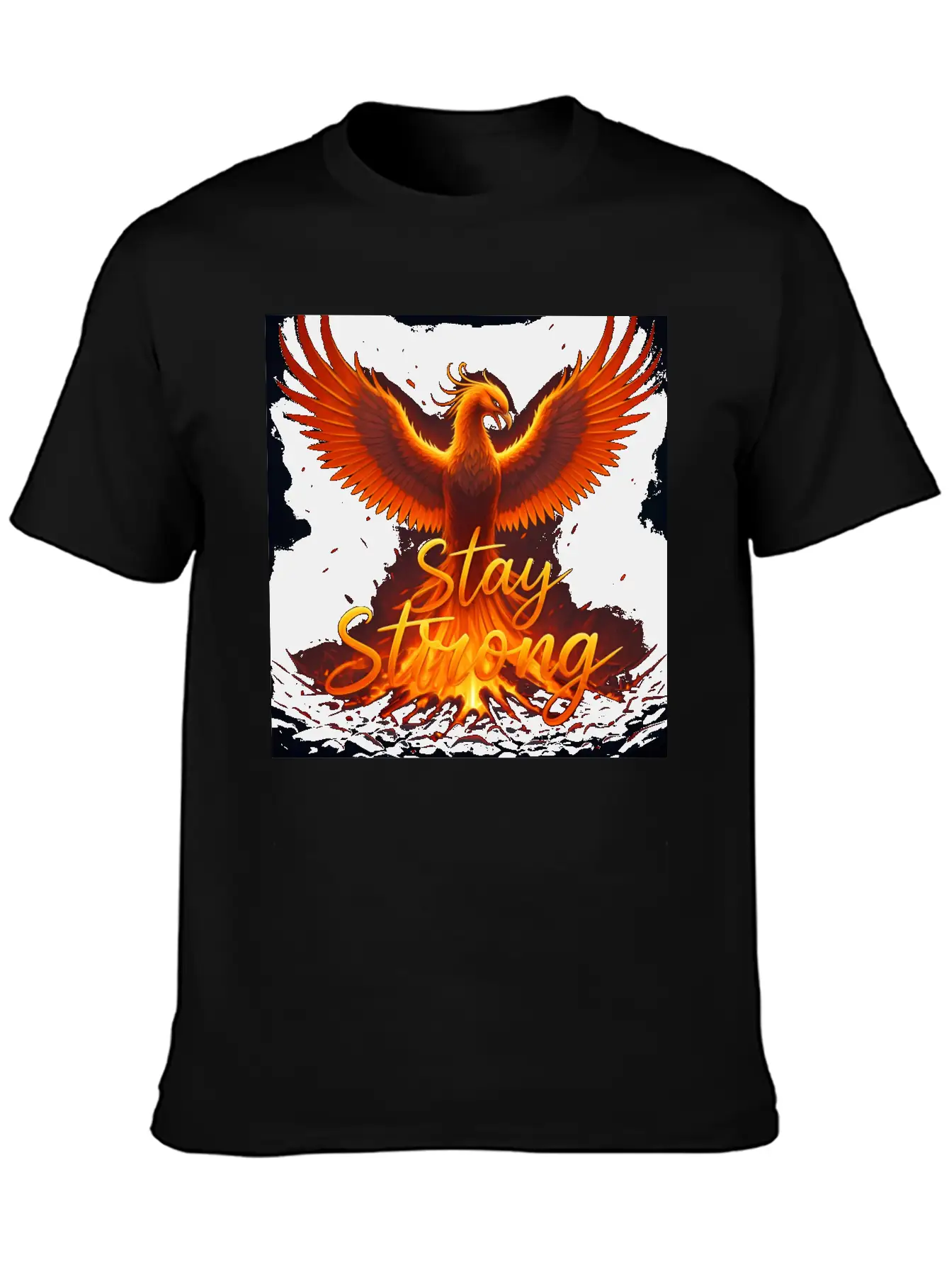 Stay Strong Unisex Short Sleeve Soft Cotton T-Shirt – Casual Everyday Wear