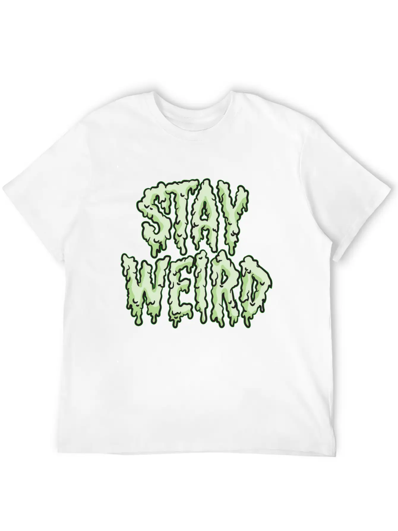 Stay Weird Stylish Everyday T-Shirt – Unisex Basic Cotton Tee
