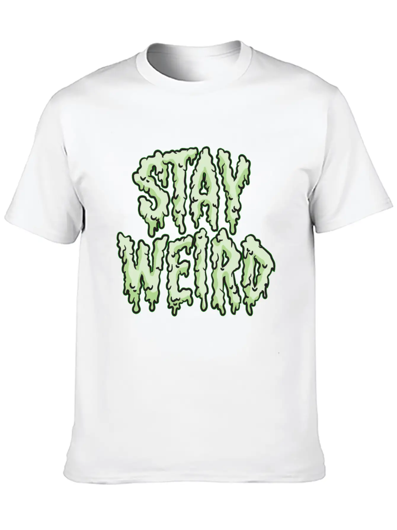 Stay Weird Stylish Everyday T-Shirt – Unisex Basic Cotton Tee