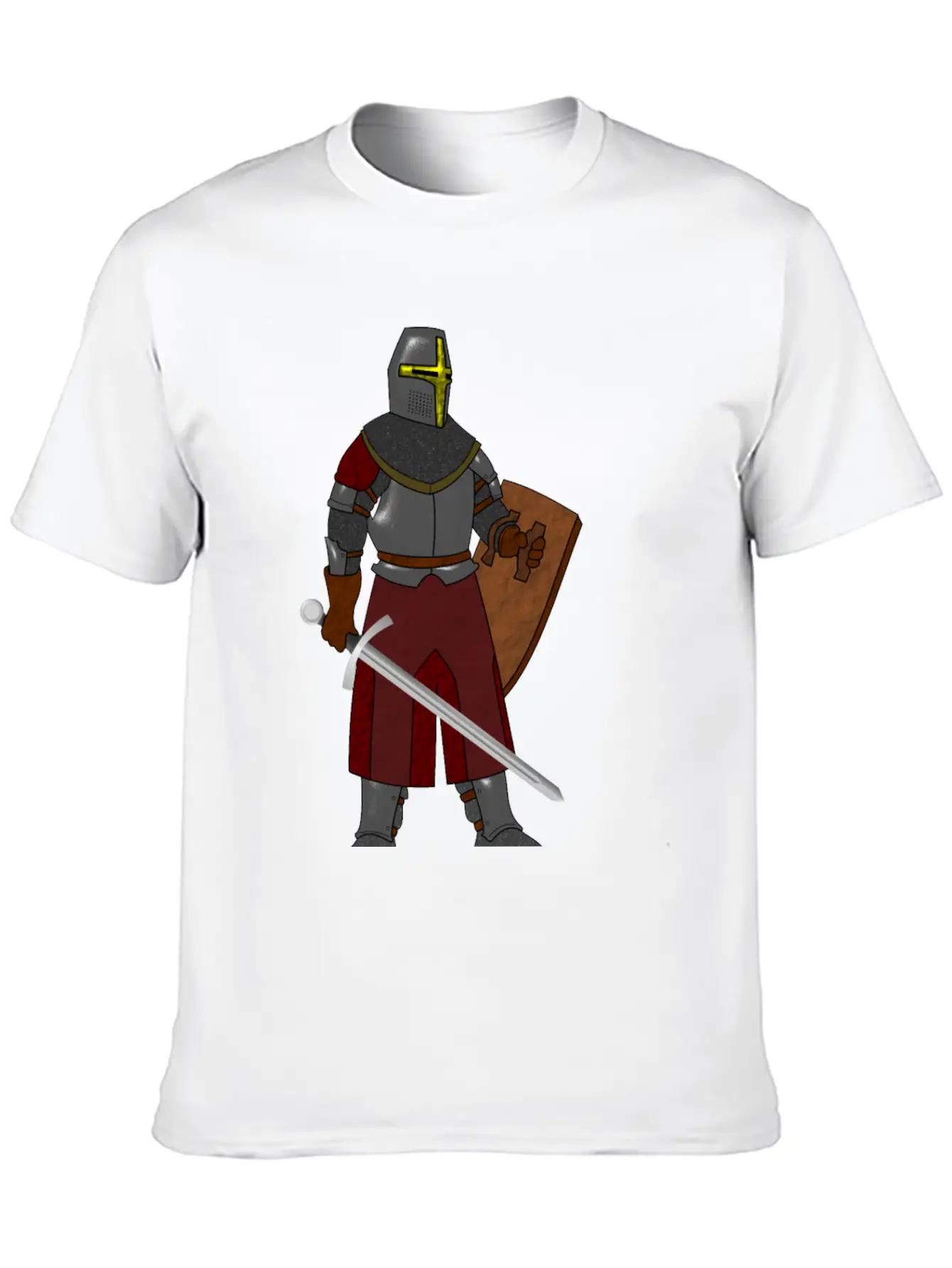 Steel Plate Armor Stylish Everyday T-Shirt – Unisex Basic Cotton Tee