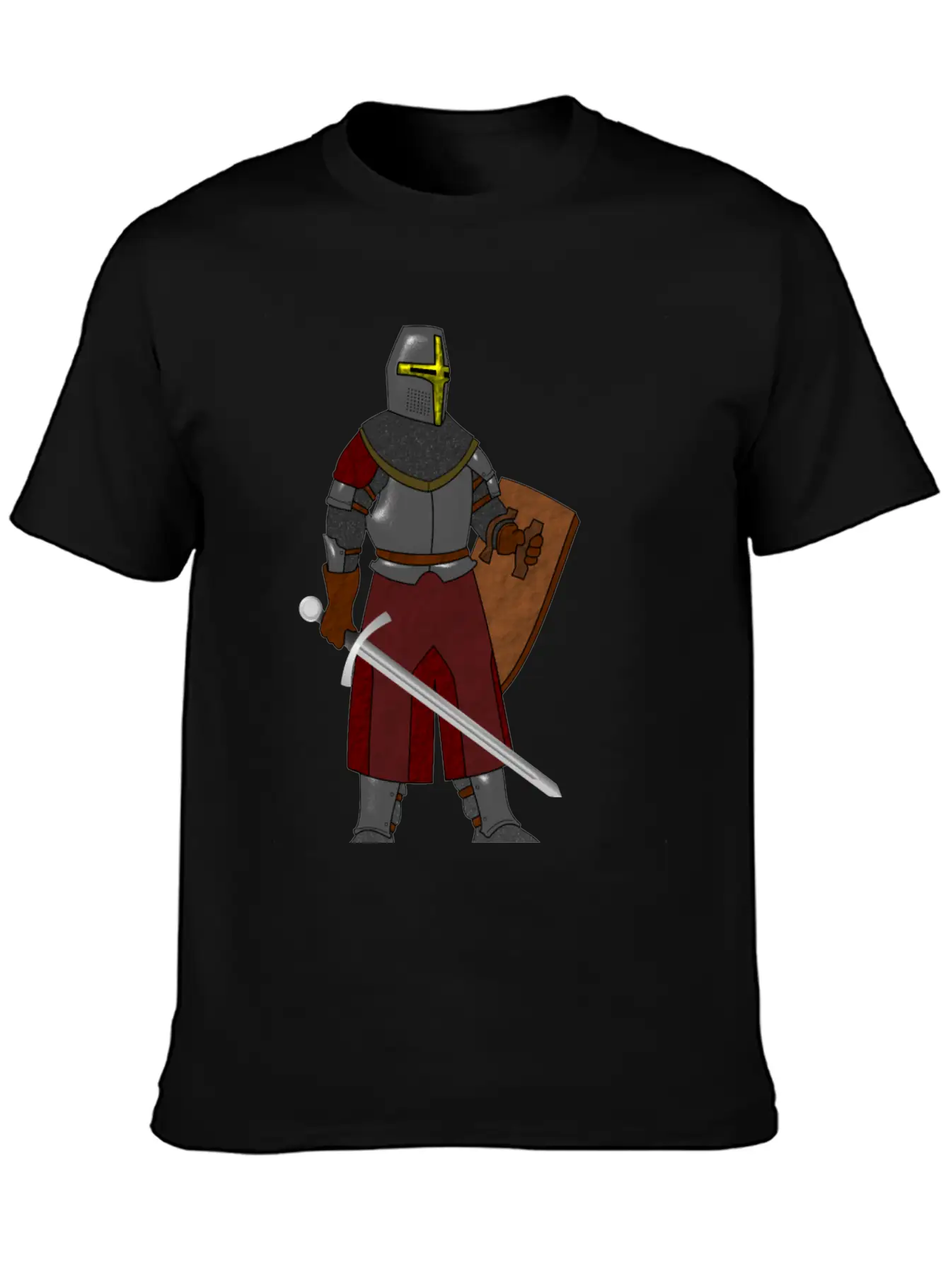 Steel Plate Armor Stylish Everyday T-Shirt – Unisex Basic Cotton Tee