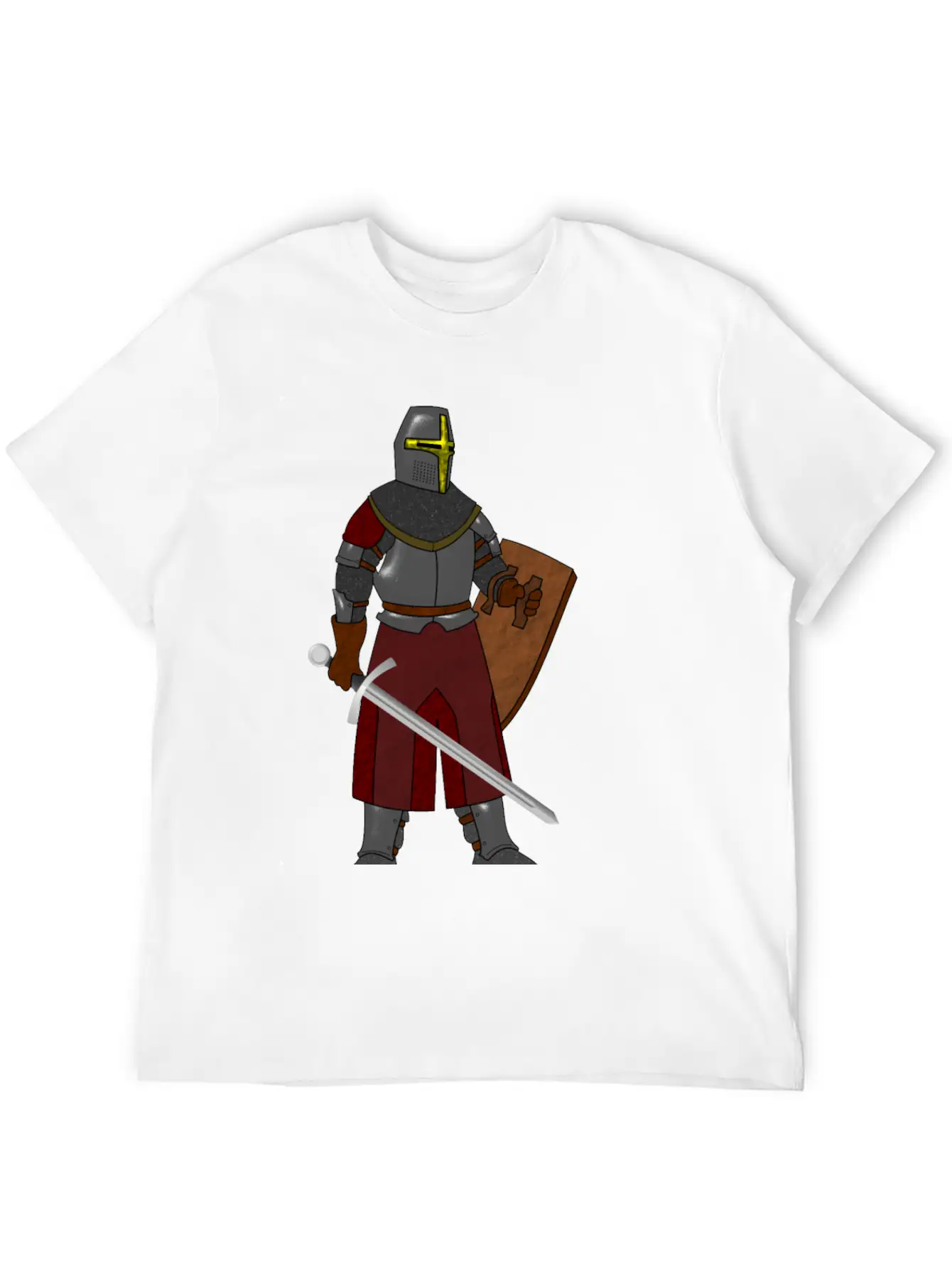 Steel Plate Armor Stylish Everyday T-Shirt – Unisex Basic Cotton Tee