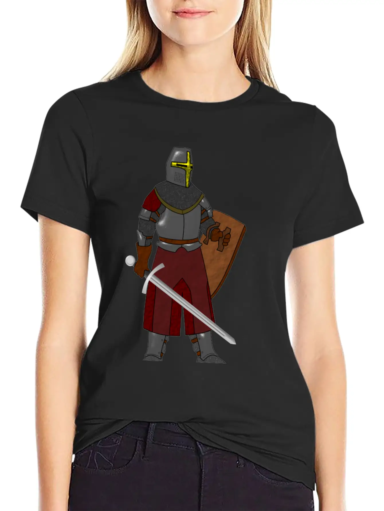 Steel Plate Armor Stylish Everyday T-Shirt – Unisex Basic Cotton Tee