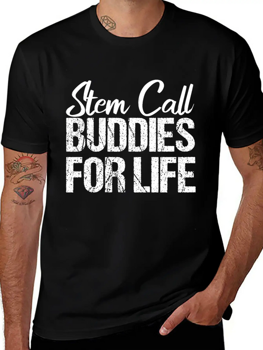 Stem Cell Stem Cell Buddies For Life Stylish Everyday T-Shirt – Unisex Basic Cotton Tee